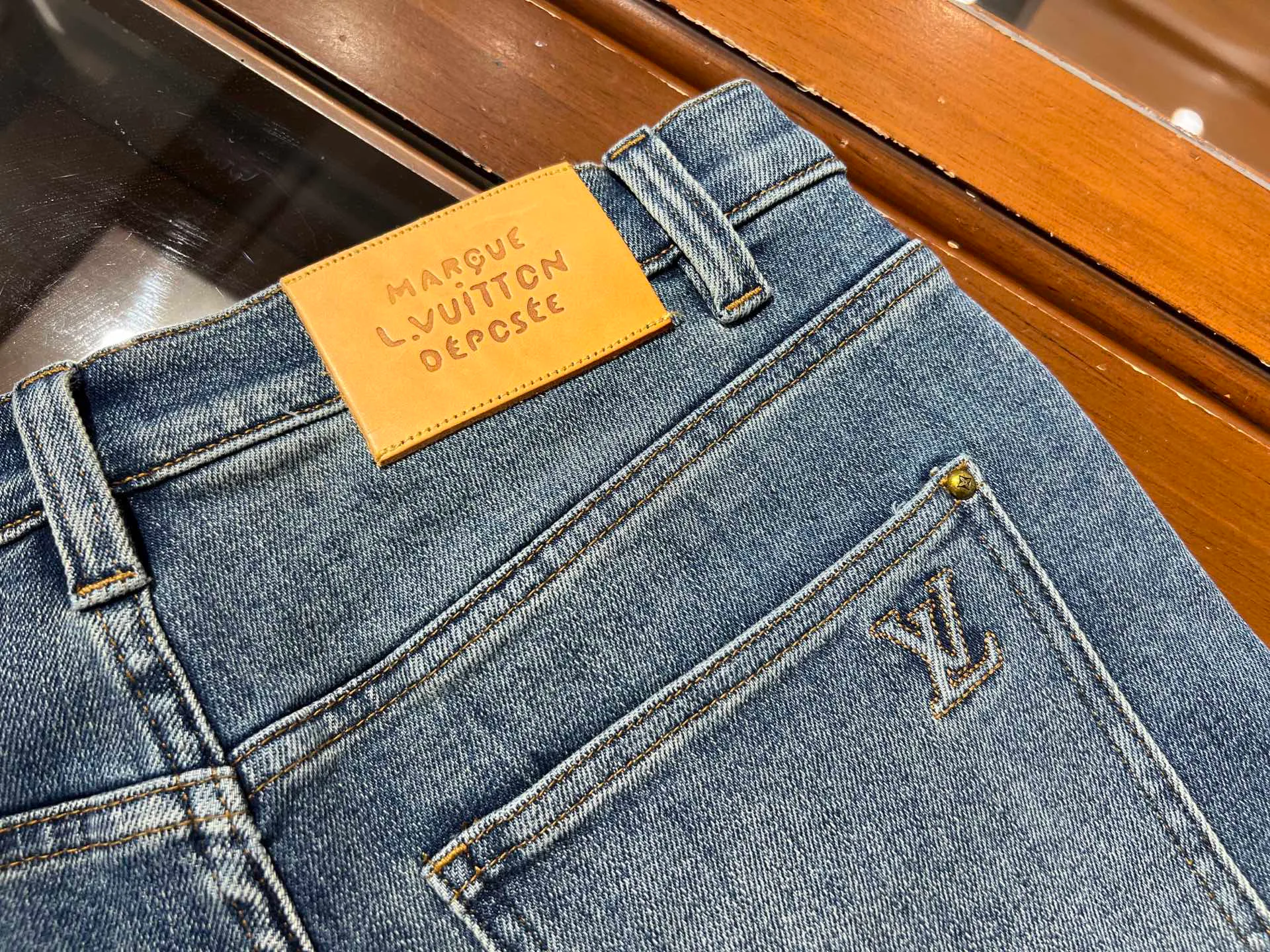 Джинсы Мужские Louis Vuitton 1131756