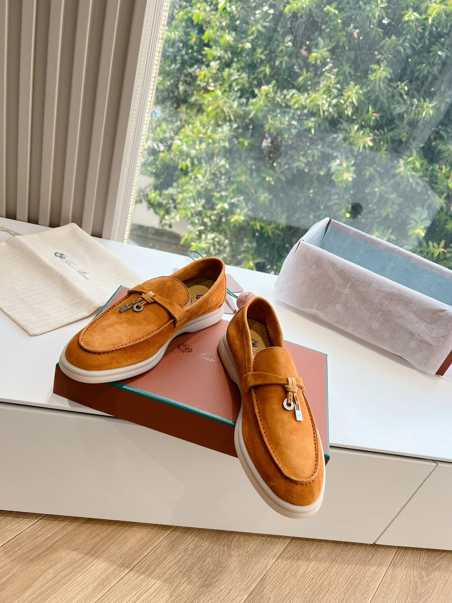 Лоферы Женские Loro Piana 446225