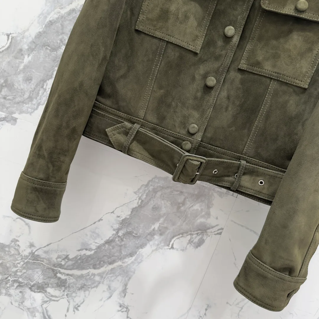 Кожаные Куртки И Дублёнки Женские Saint Laurent 10790624