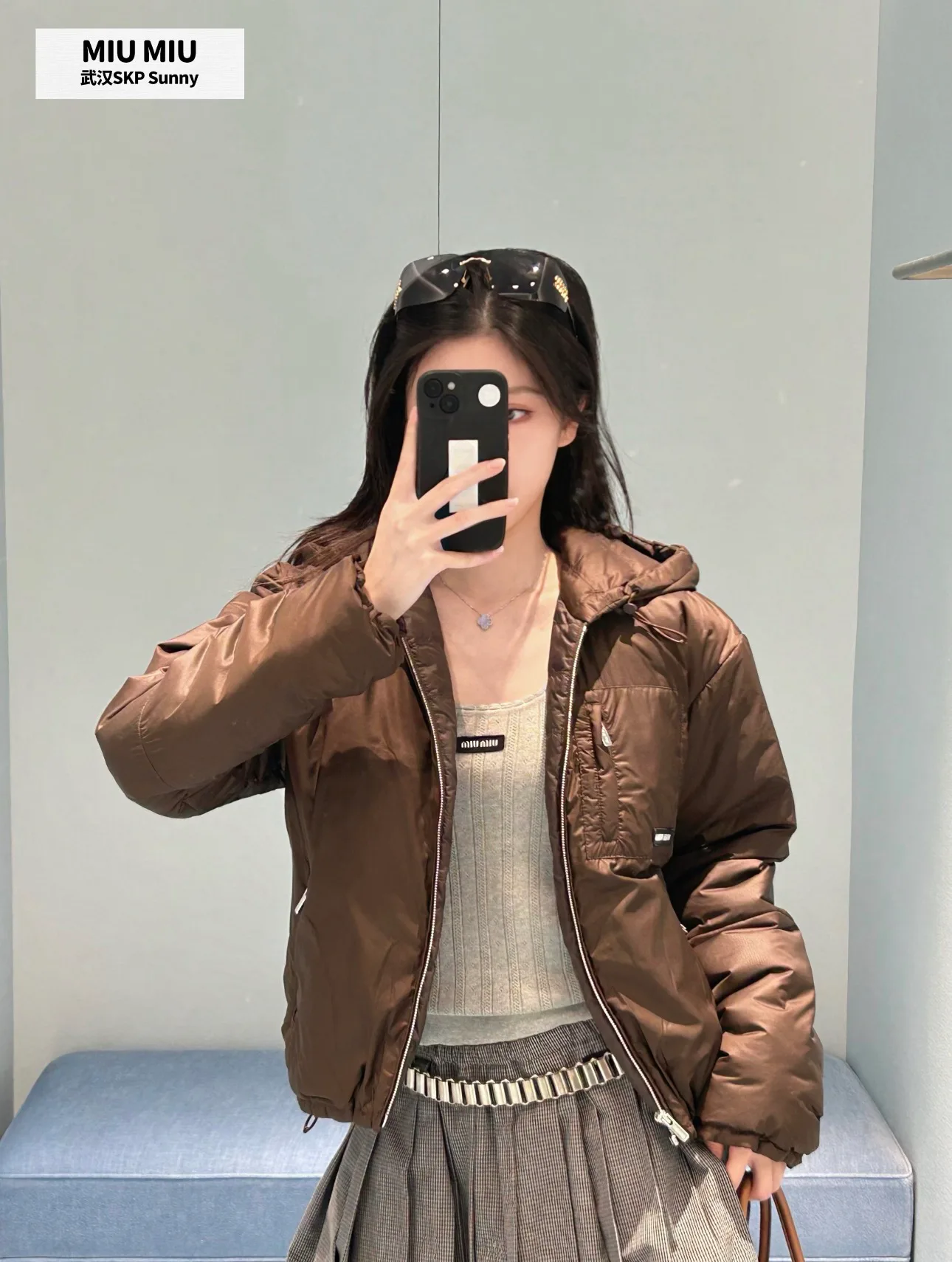 Куртки И Пуховики Женские Miu Miu 18113741