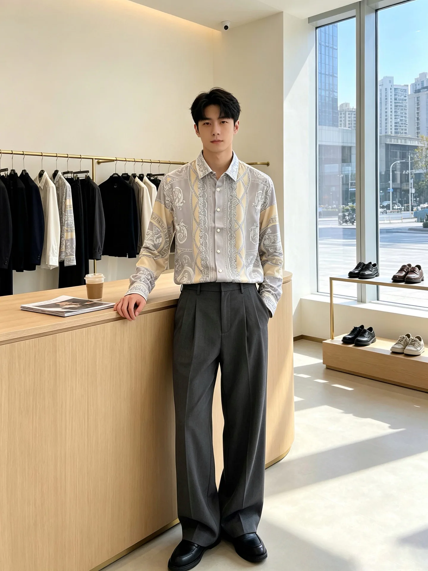 Рубашки Мужские Versace 18795838