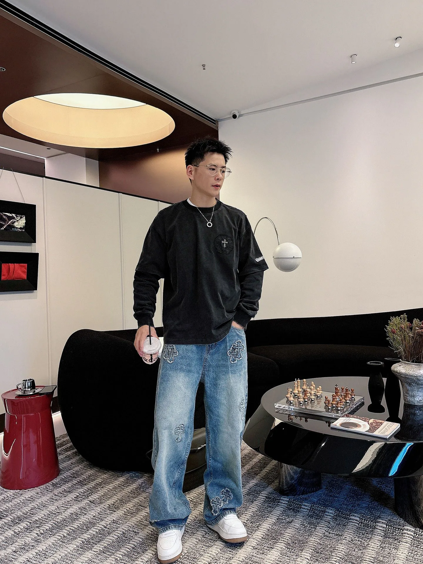 Свитшоты И Худи Мужские Chrome Hearts 999675