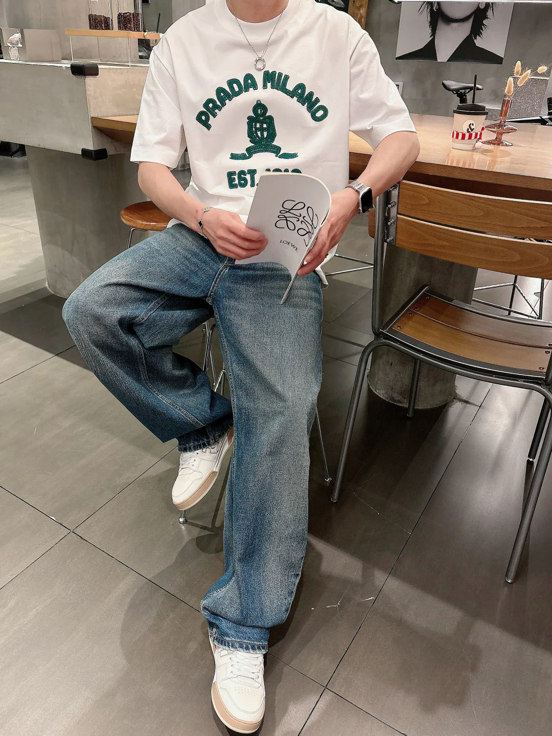 Футболки Мужские Prada 9465277