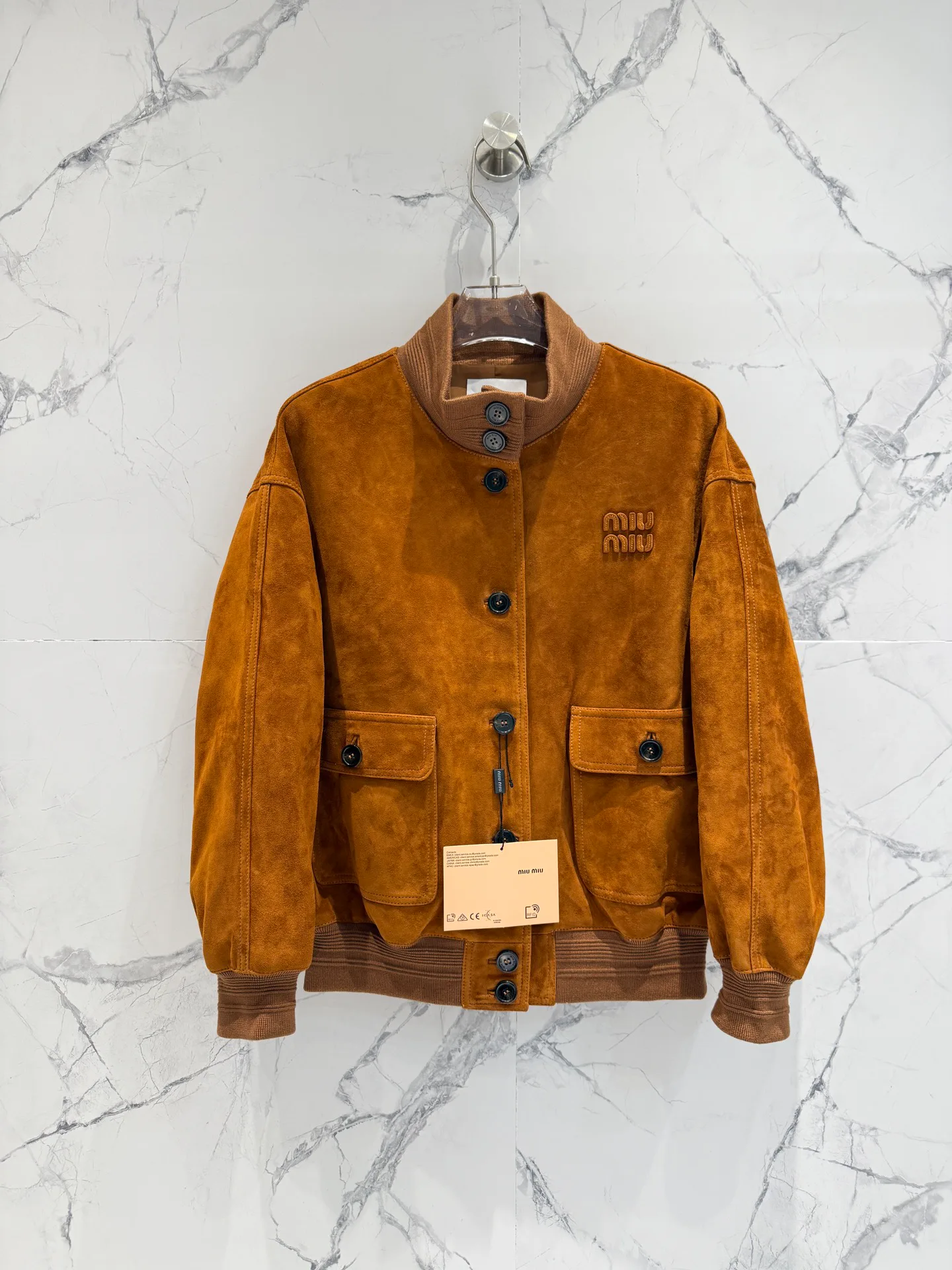 Кожаные Куртки И Дублёнки Женские Miu Miu 11310614