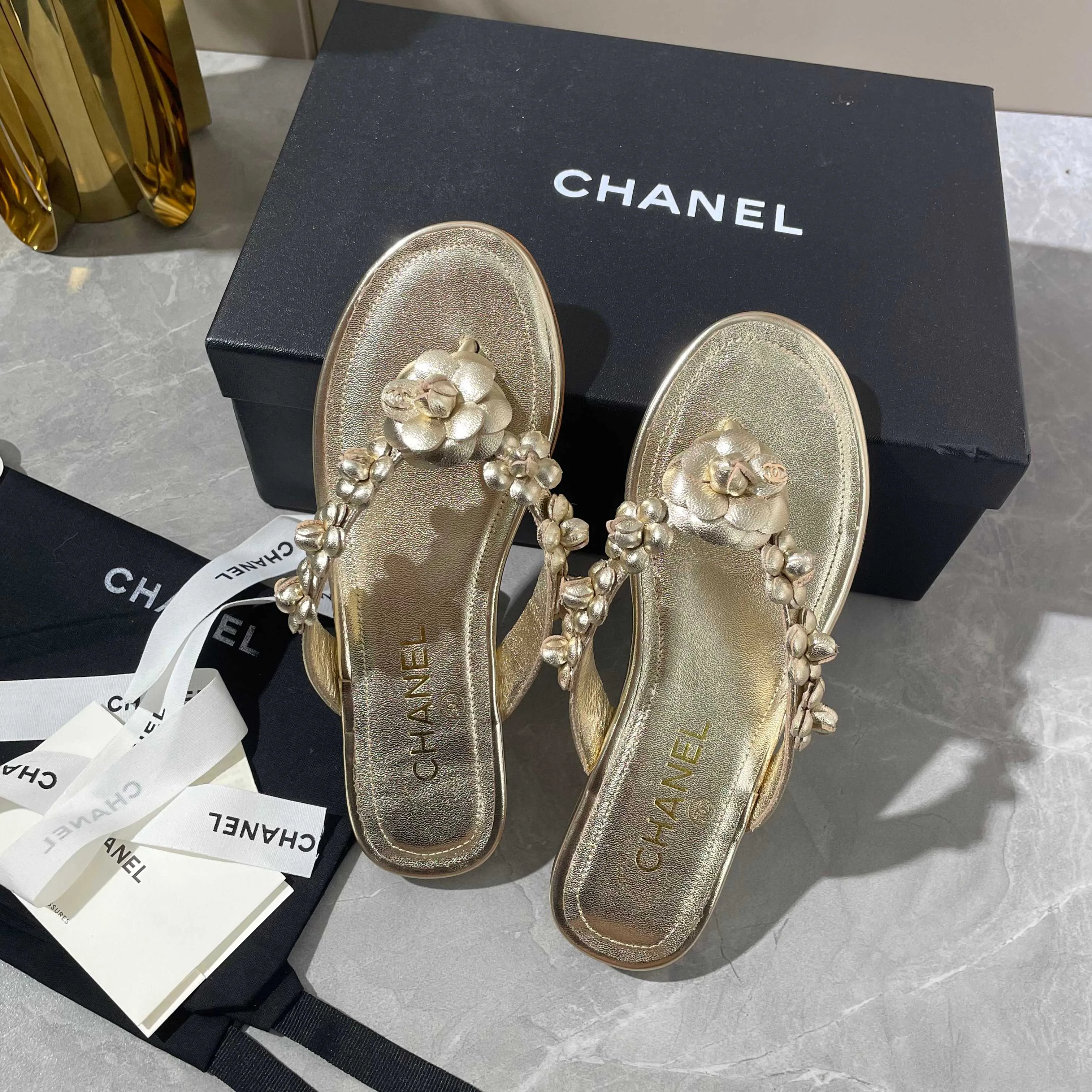 Шлепанцы Женские Chanel 17947069