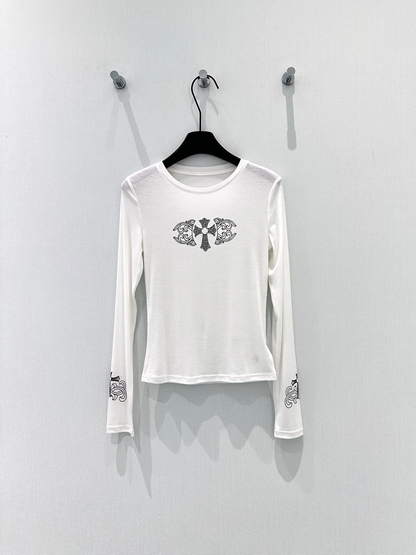 Лонгсливы Женские Chrome Hearts 1461144