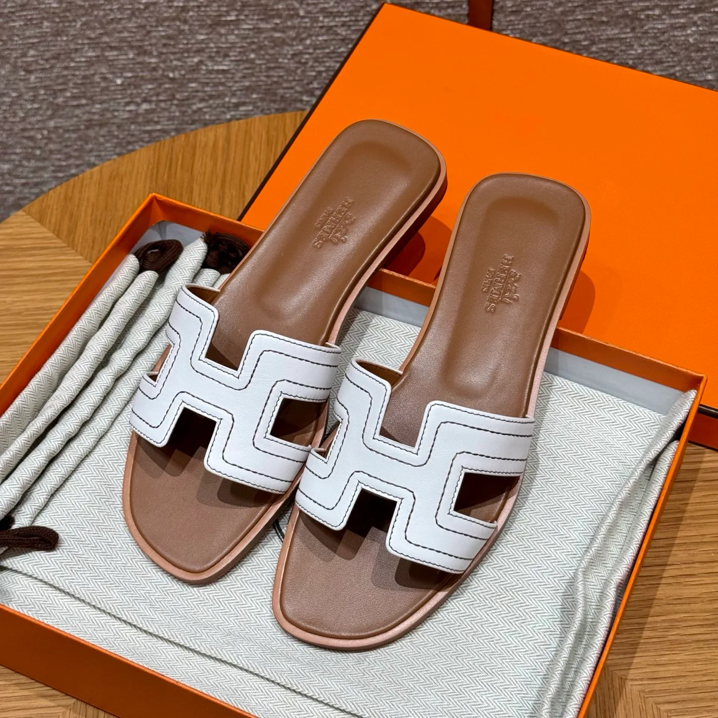 Шлепанцы Женские Hermes 11756