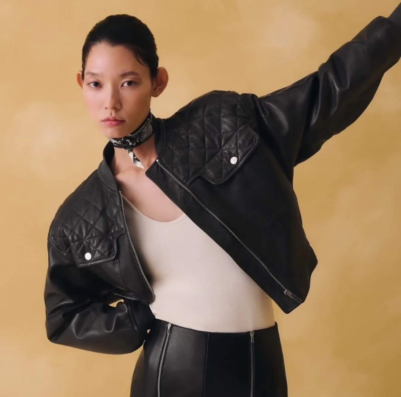 Кожаные Куртки И Дублёнки Женские Hermes 19181893