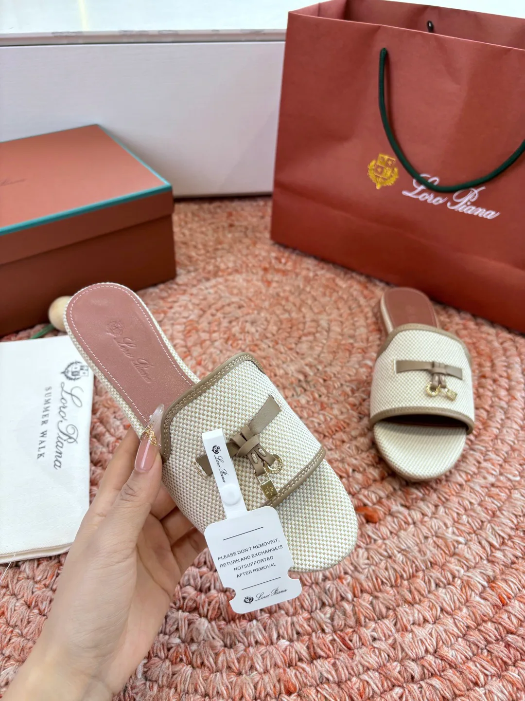 Шлепанцы Женские Loro Piana 11745825