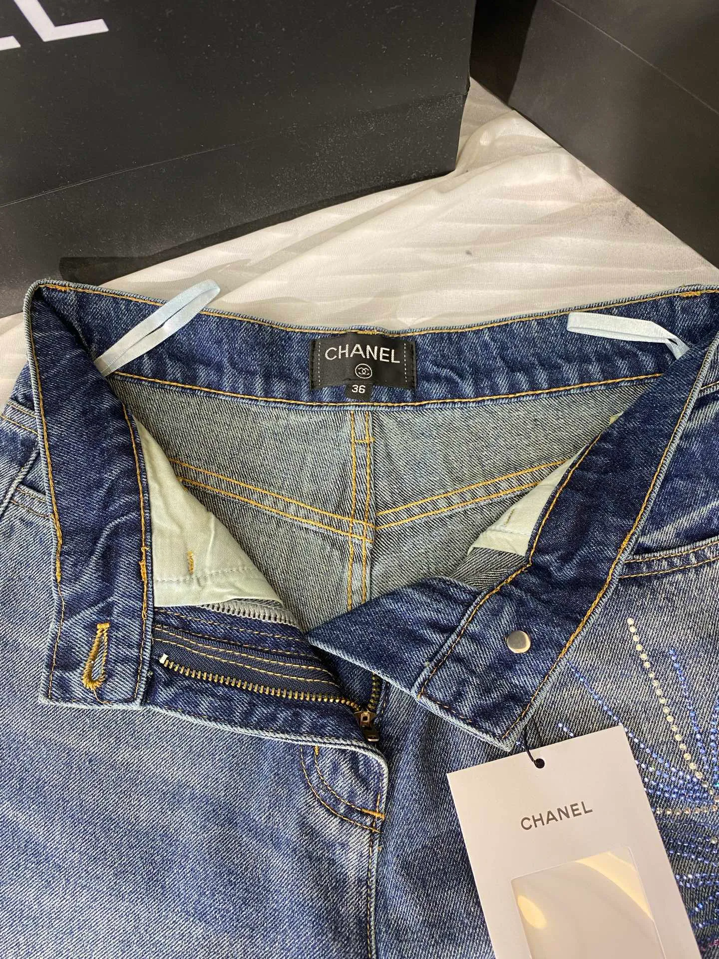 Джинсы Женские Chanel 1849761