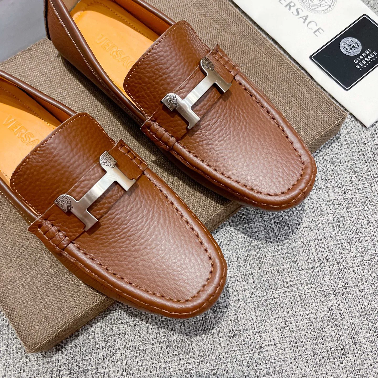 Мокасины Мужские Versace 1872431