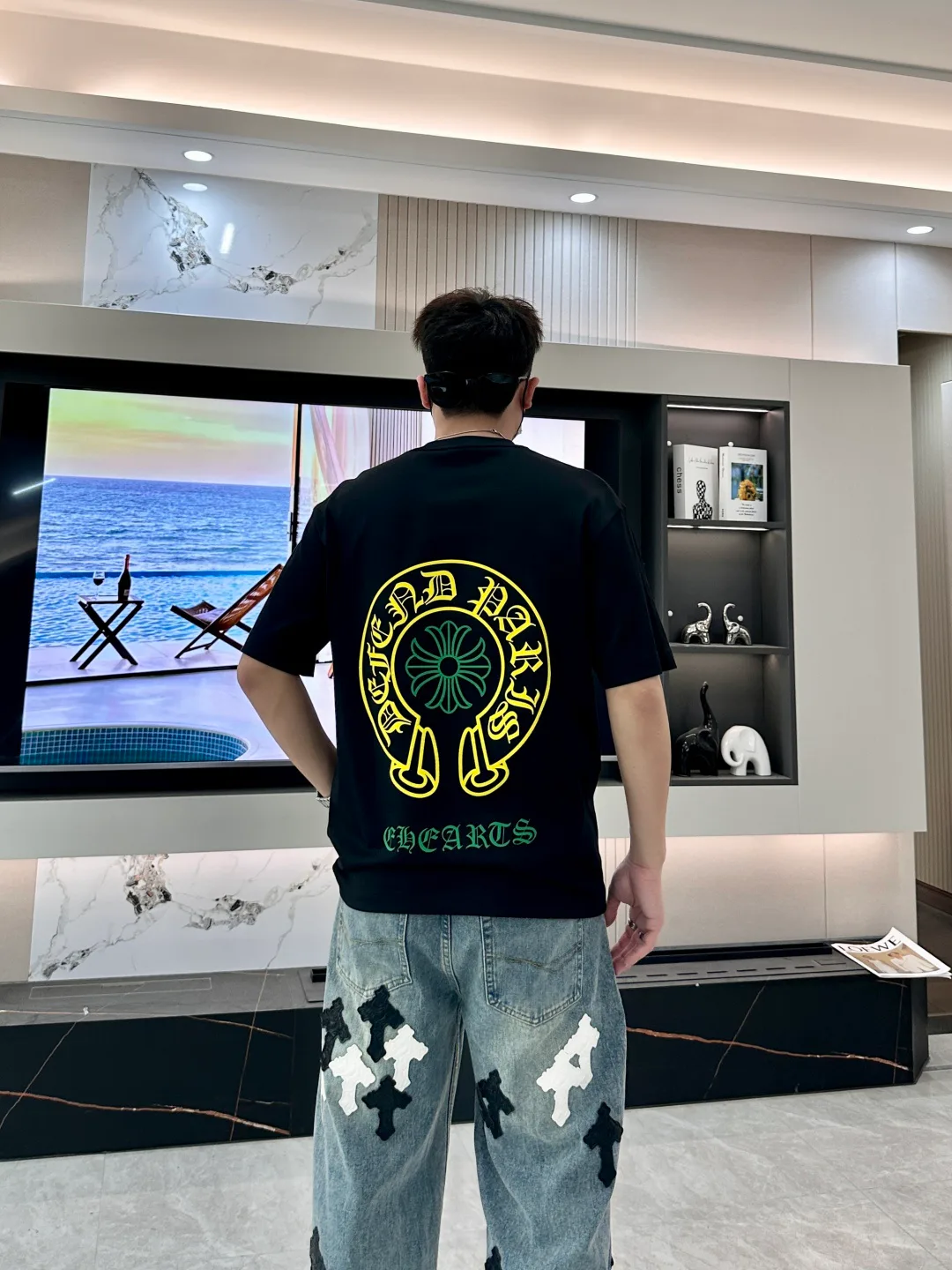 Футболки Мужские Chrome Hearts 11688226