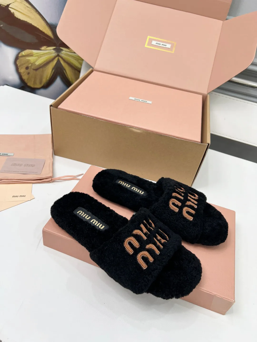 Тапочки Женские Miu Miu 472234