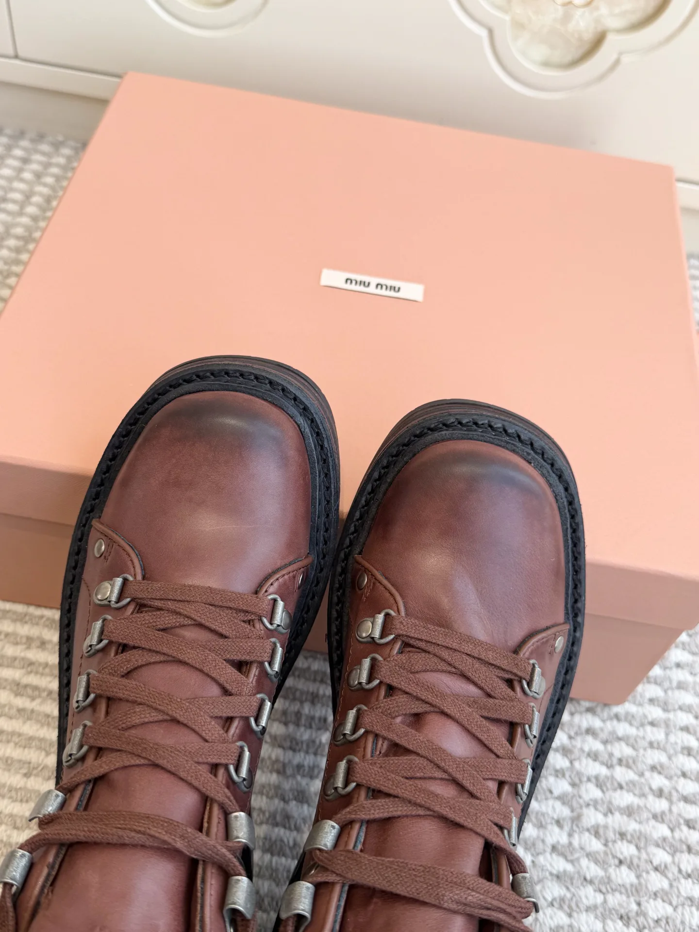 Ботинки Женские Miu Miu 17943212