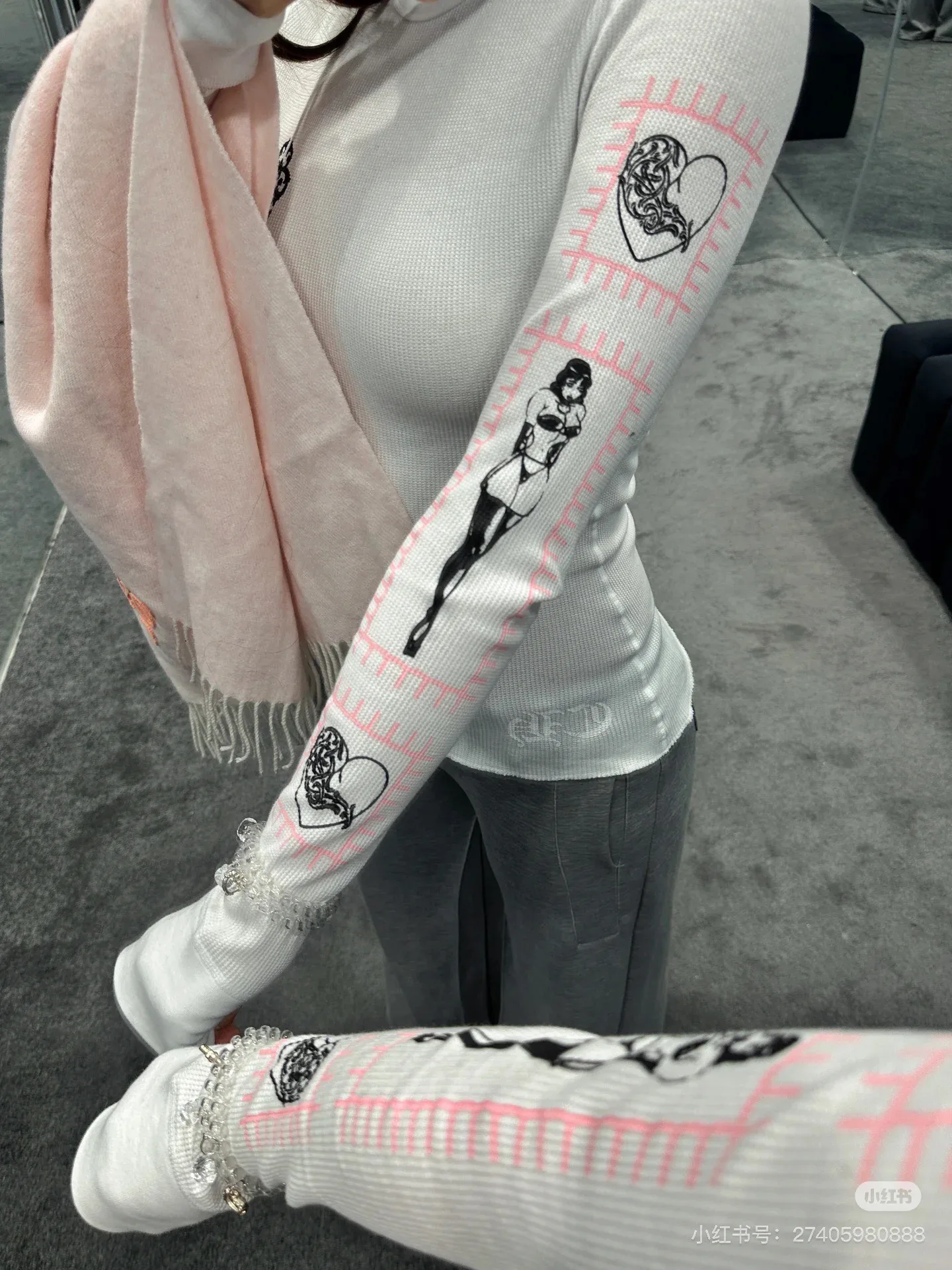 Лонгсливы Женские Chrome Hearts 1091419