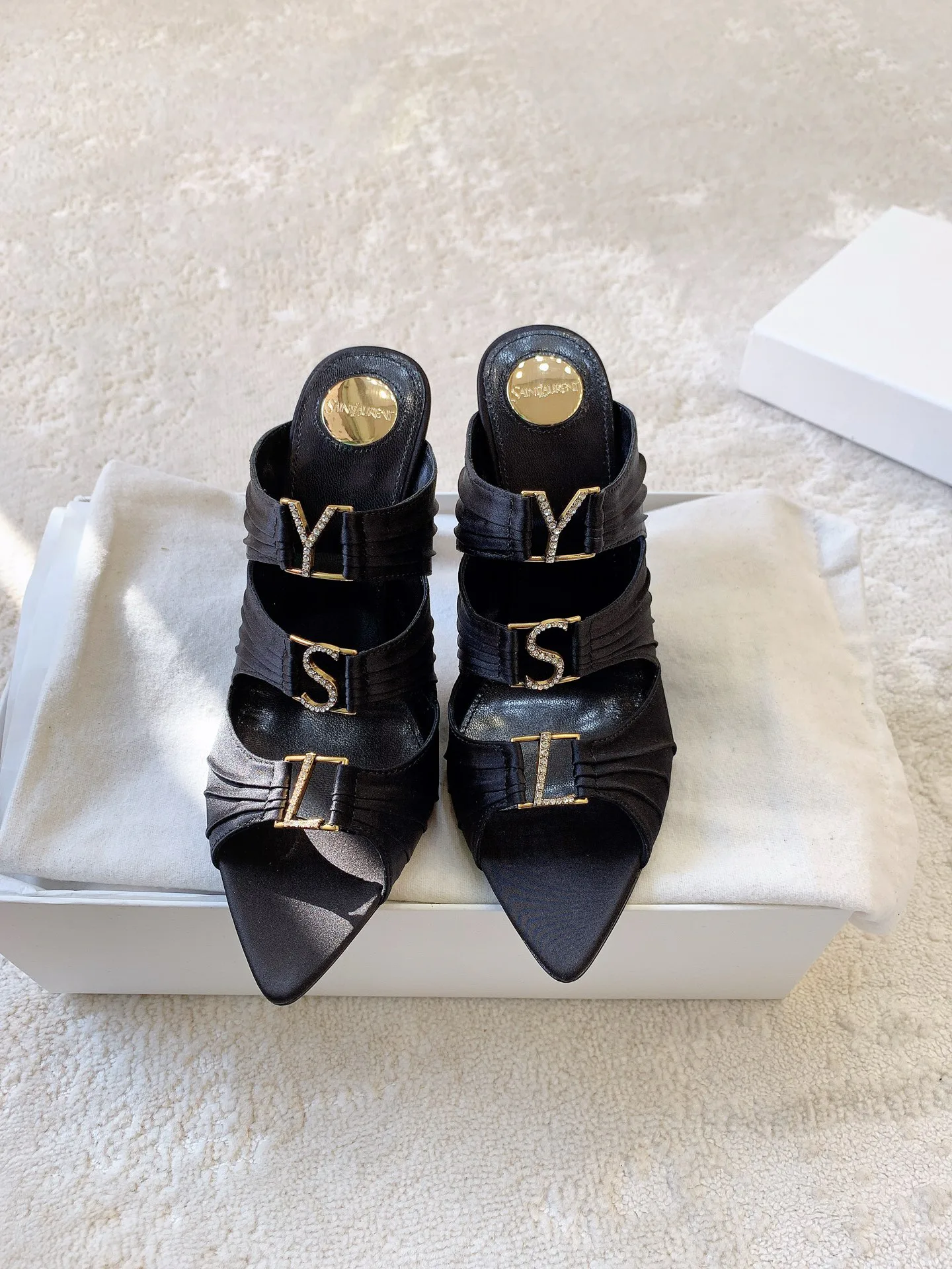 Босоножки Женские Saint Laurent 1599323