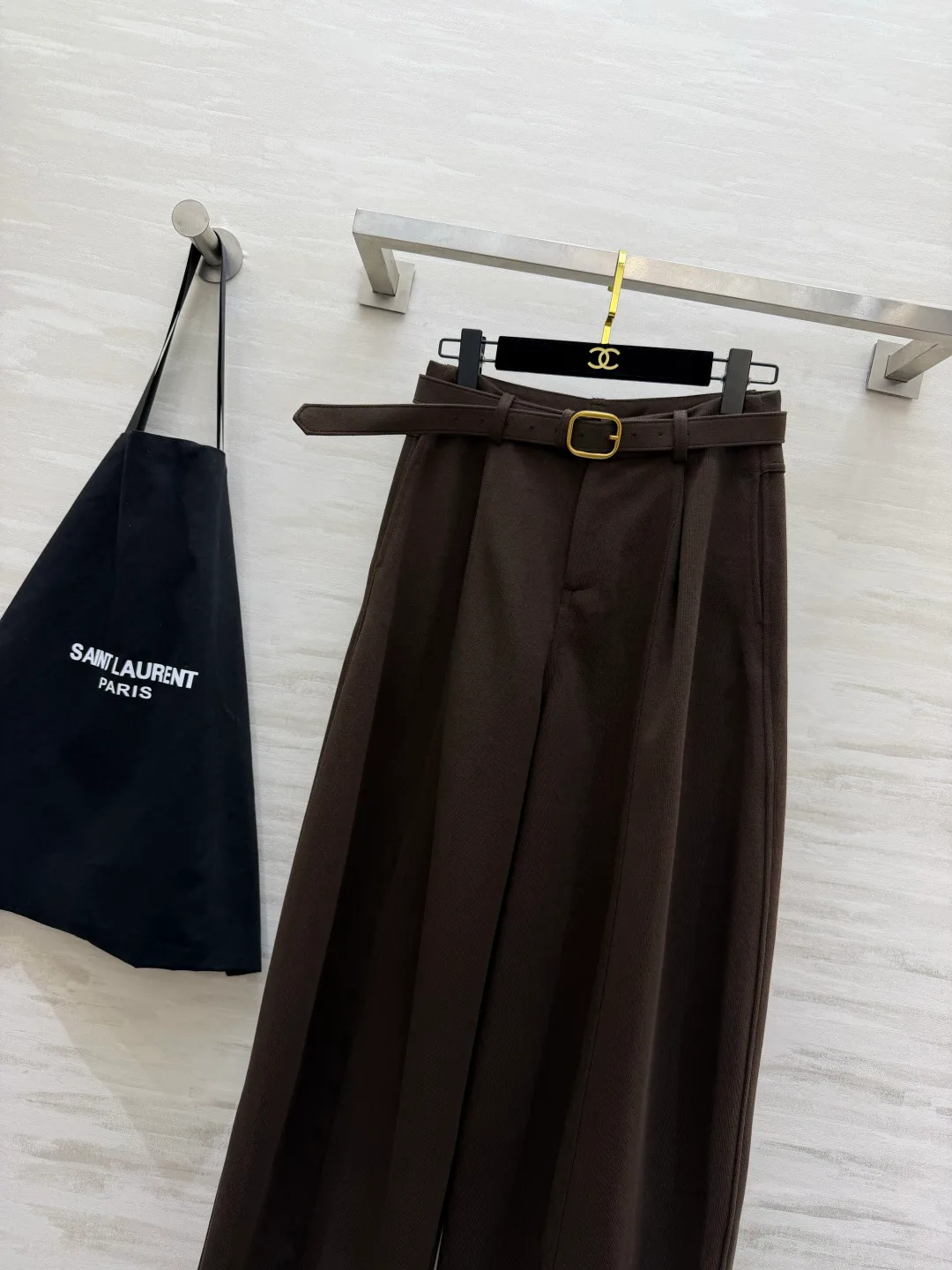 Брюки Женские Saint Laurent 19056202
