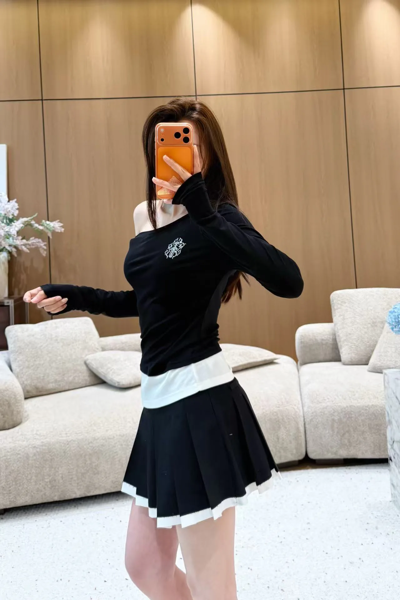 Лонгсливы Женские Chrome Hearts 11172069