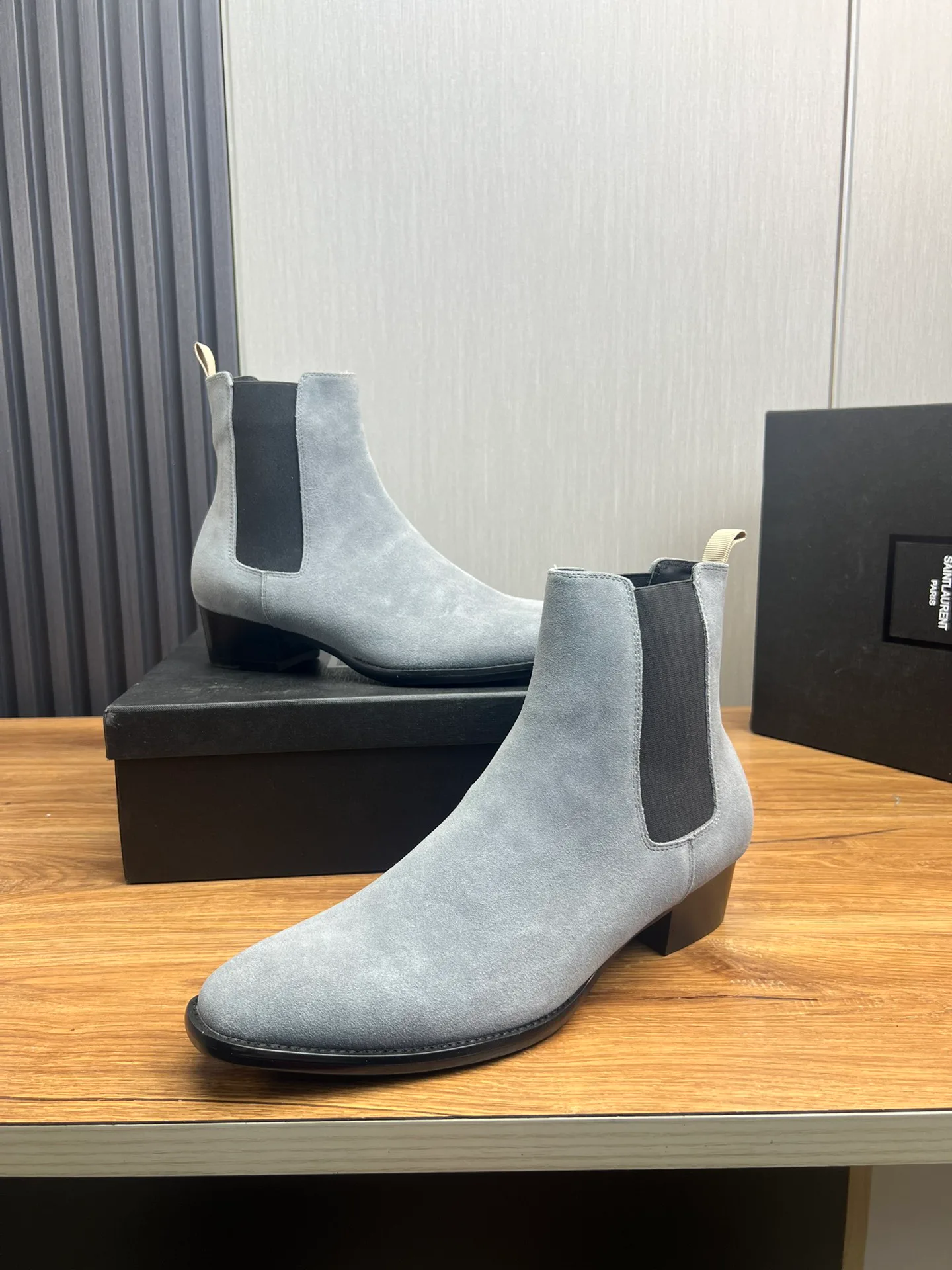 Ботинки Мужские Saint Laurent 1261420