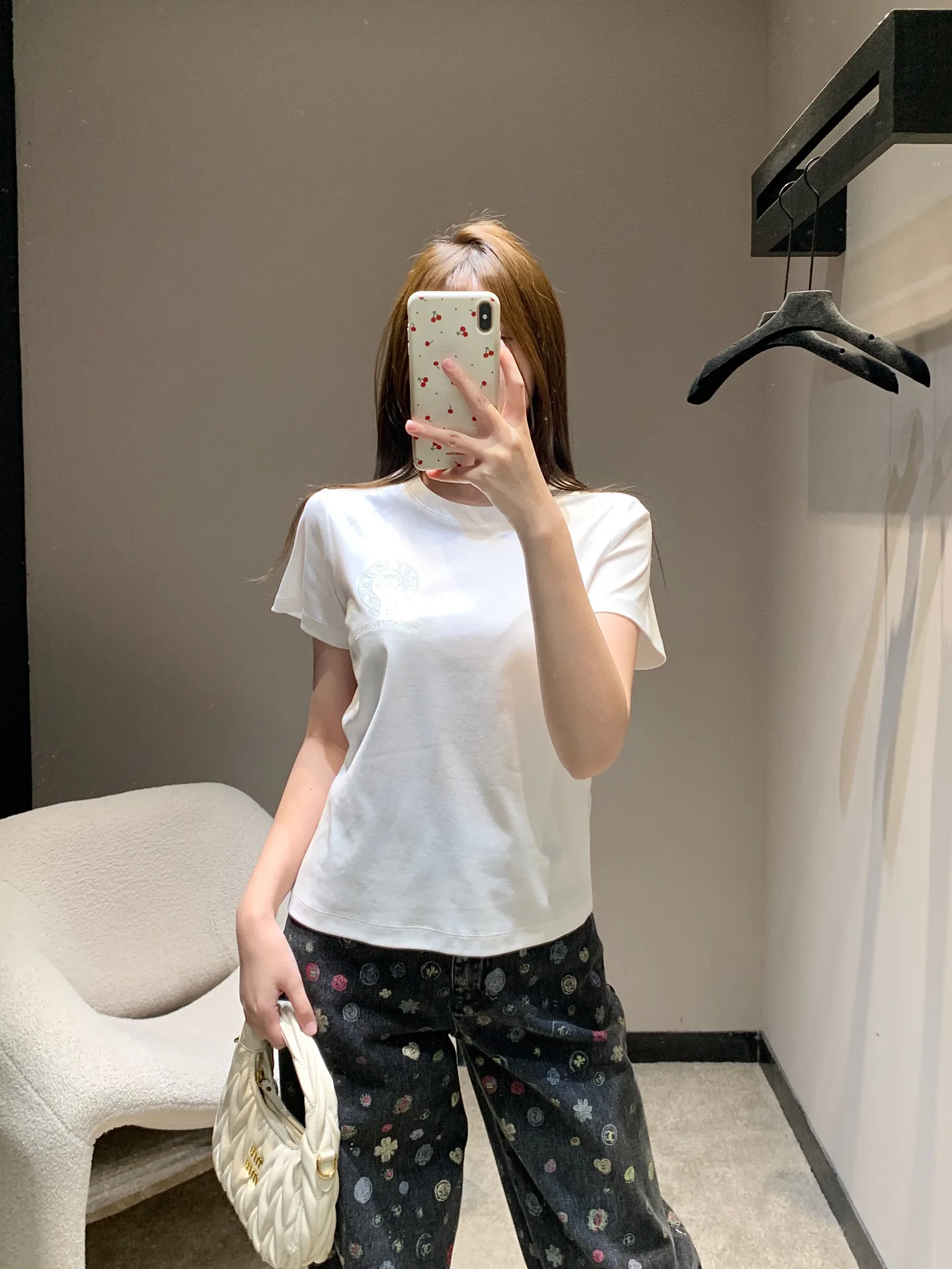 Футболки Женские Chrome Hearts 2292591