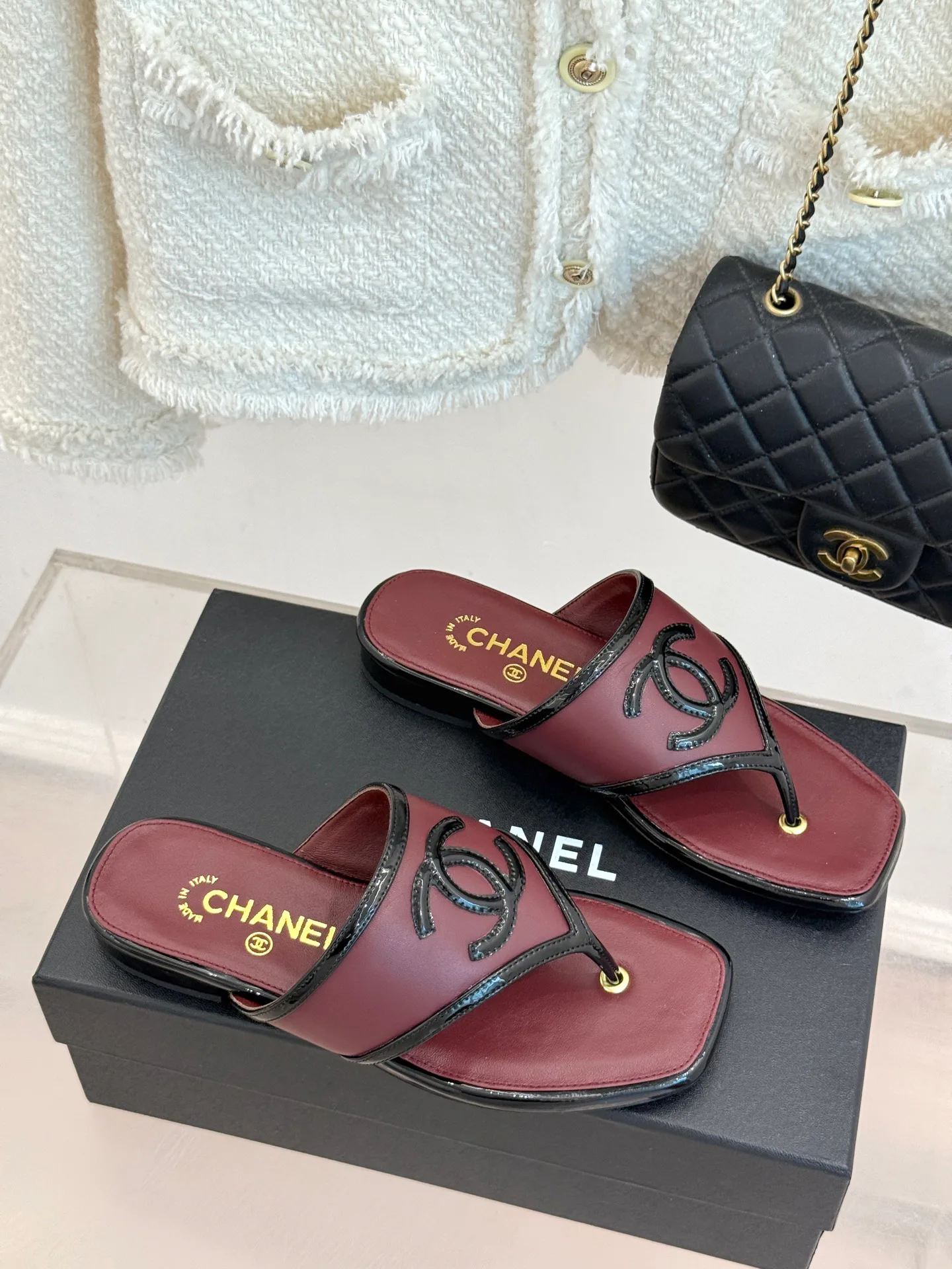 Шлепанцы Женские Chanel 17425288