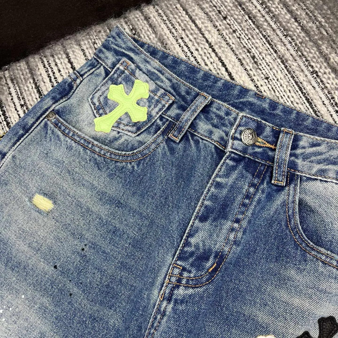 Джинсы Женские Chrome Hearts 11227151