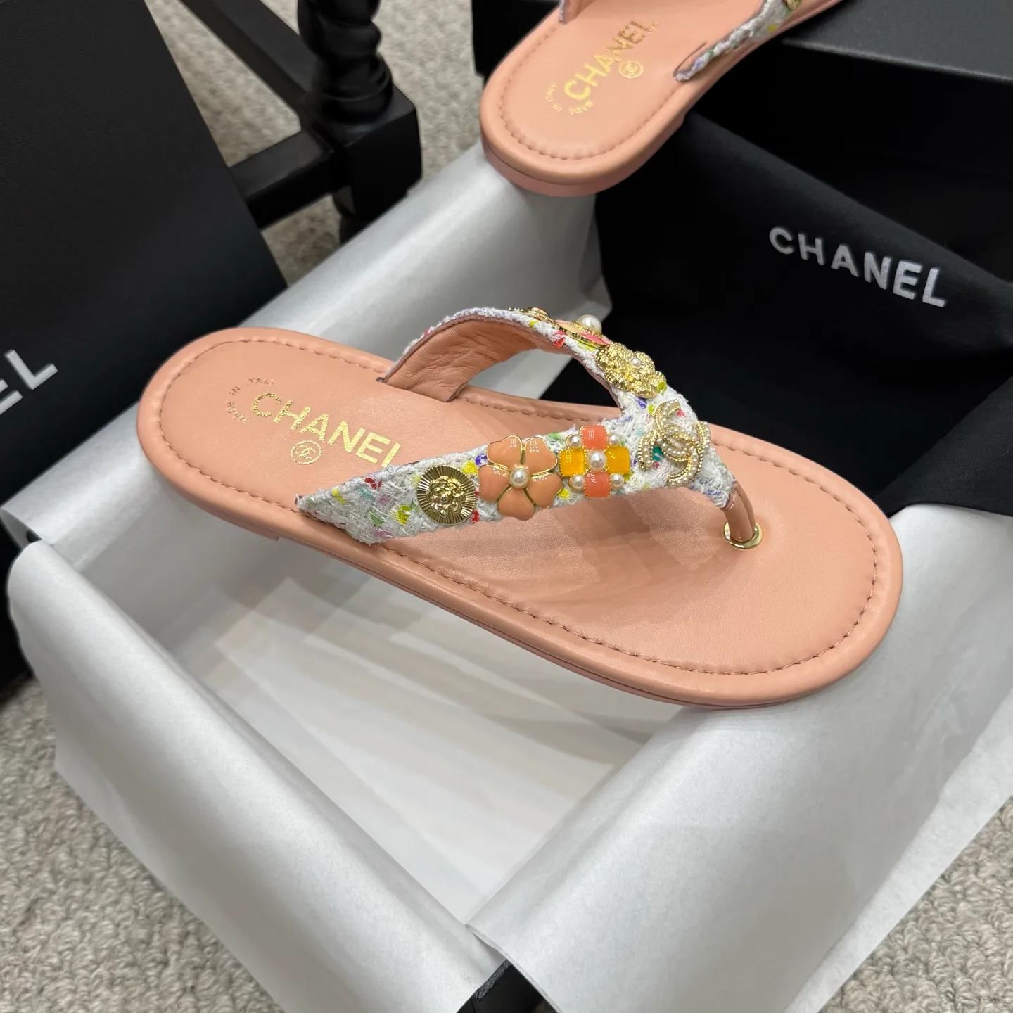 Шлепанцы Женские Chanel 36275