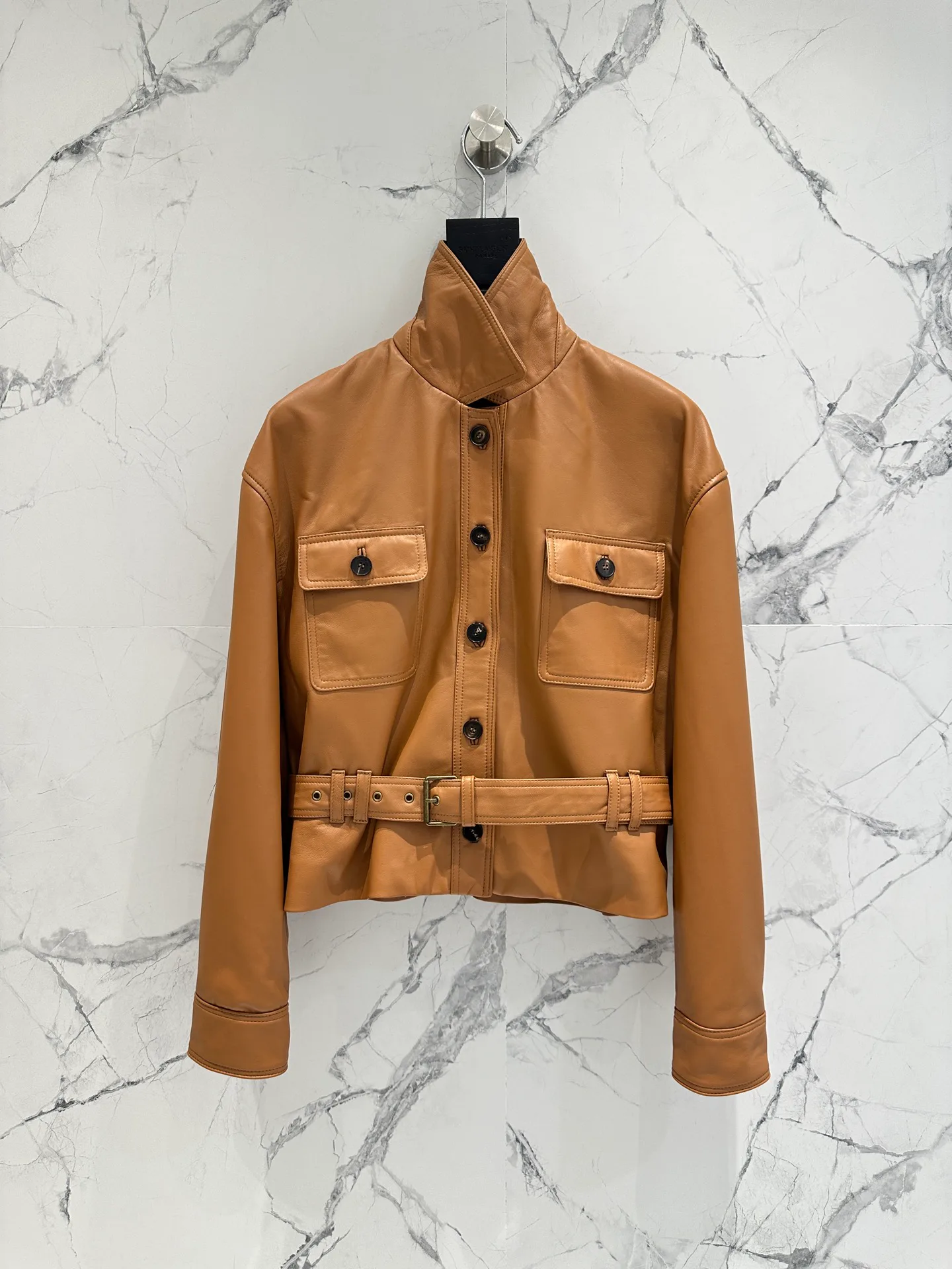 Кожаные Куртки И Дублёнки Женские Saint Laurent 6537800