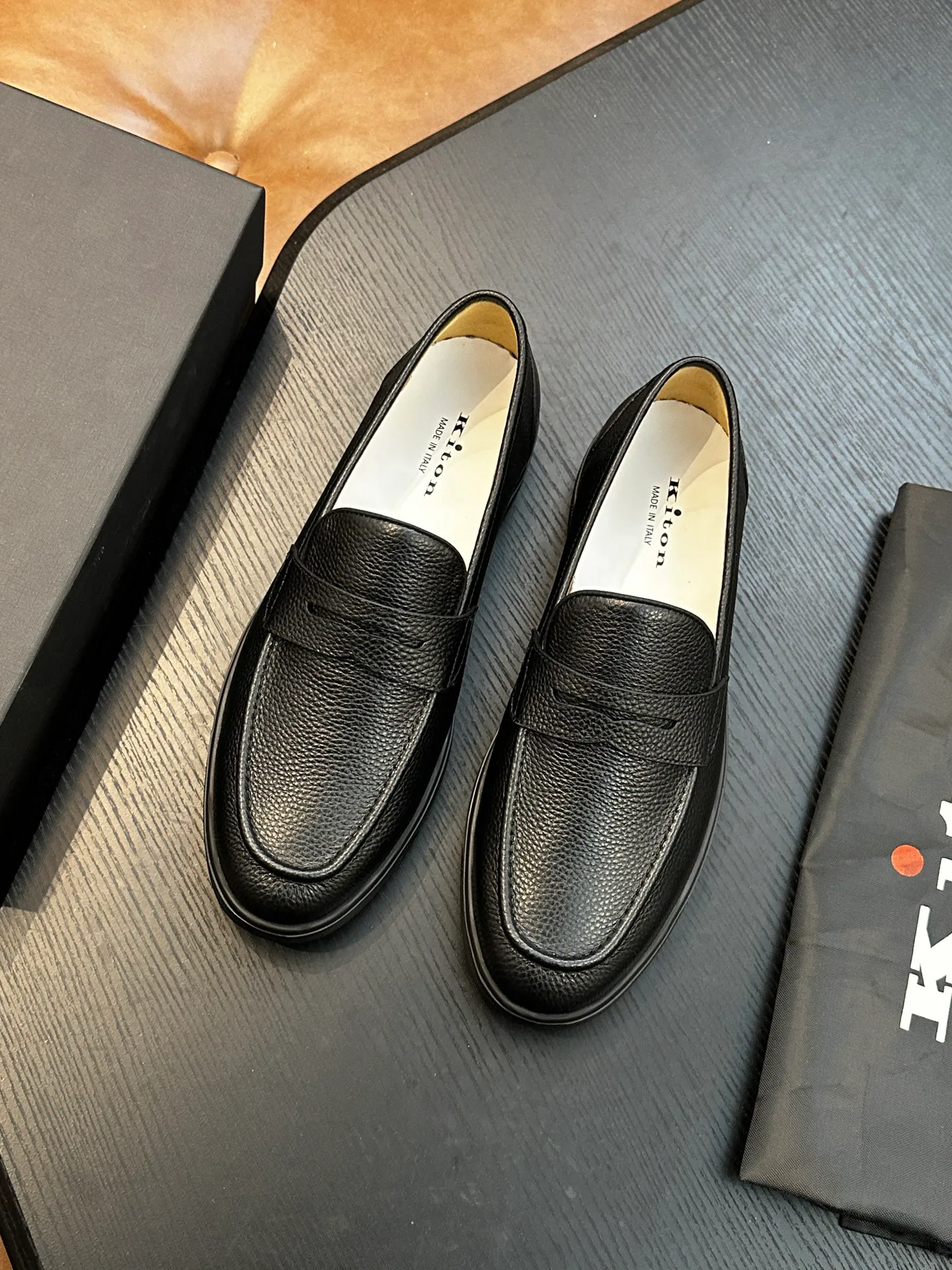 Лоферы И Туфли Мужские Kiton 383103