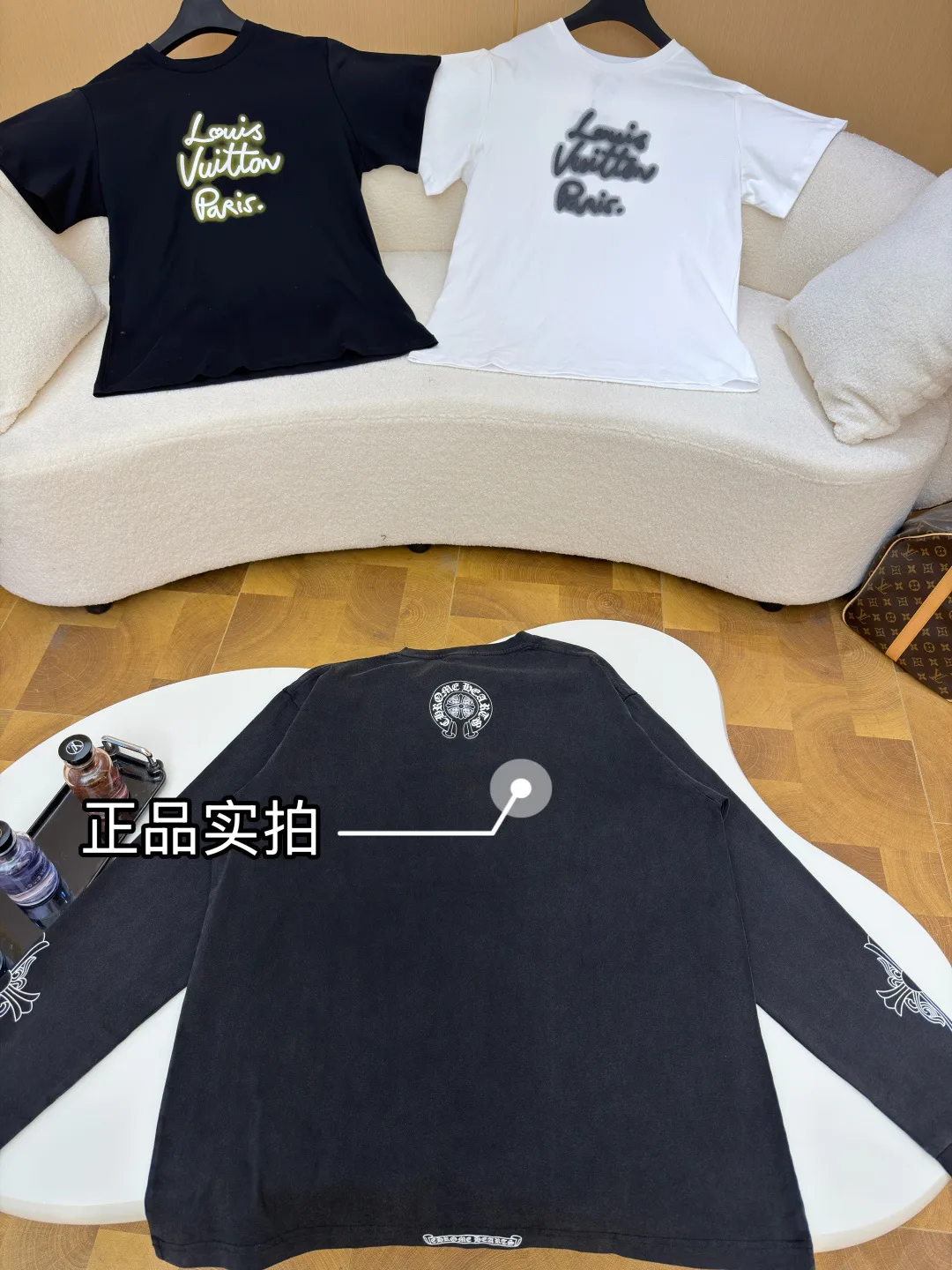 Лонгсливы Мужские Chrome Hearts 10452220