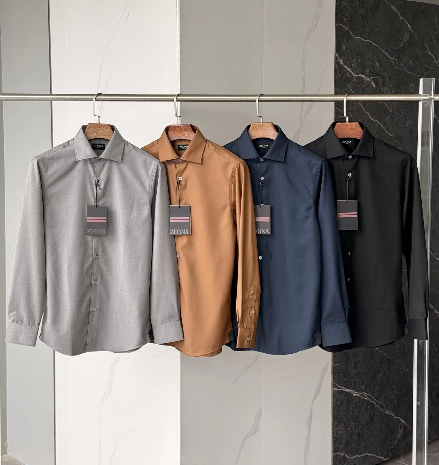 Рубашки Мужские Zegna 18711667