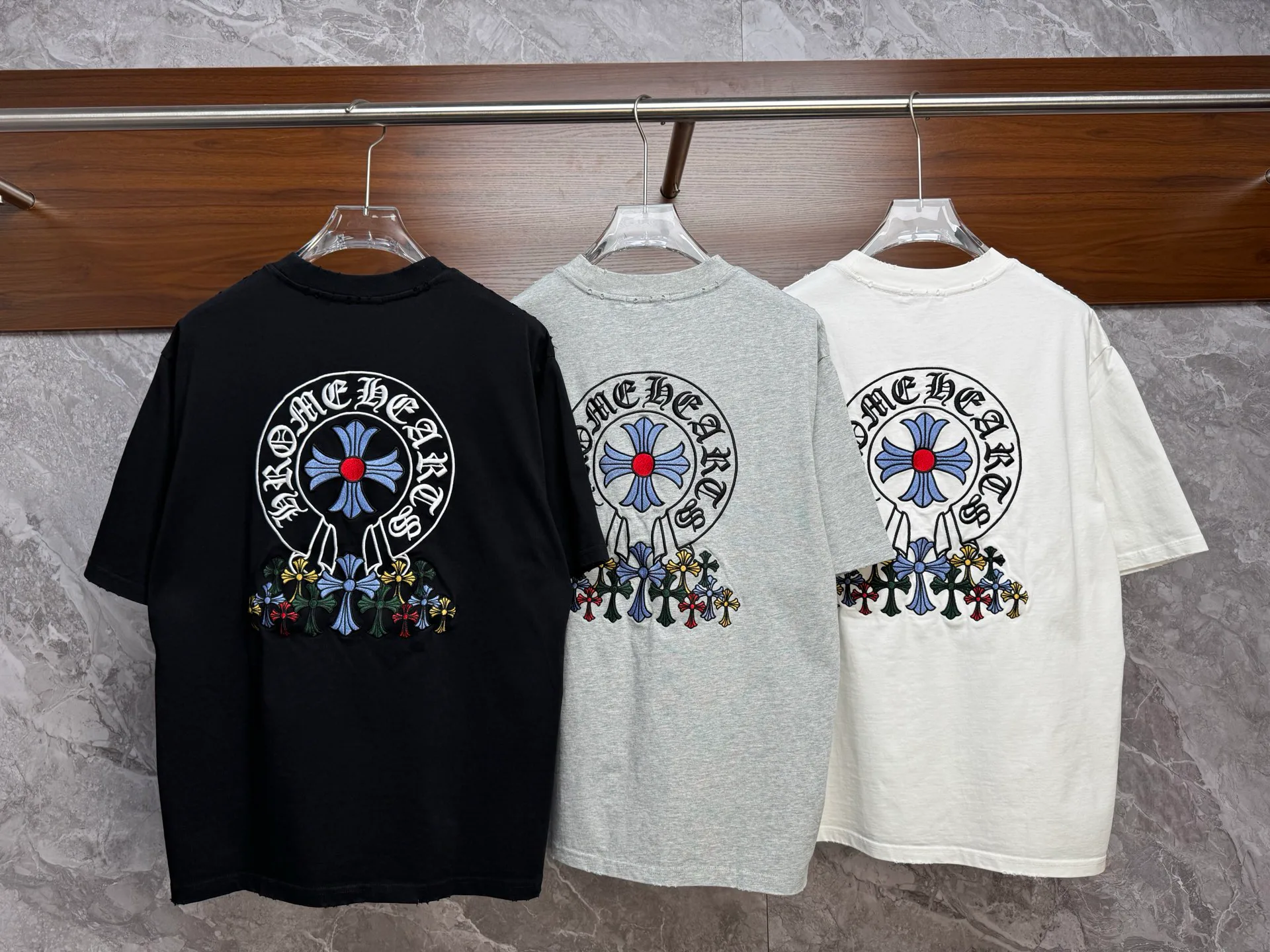 Футболки Женские Chrome Hearts 1822672