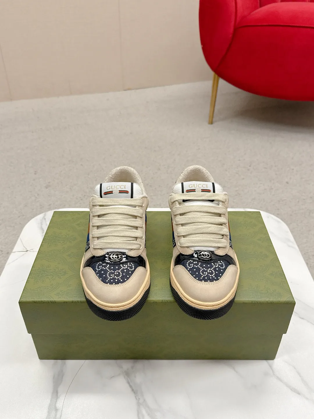 Кроссовки Женские Gucci 4784215