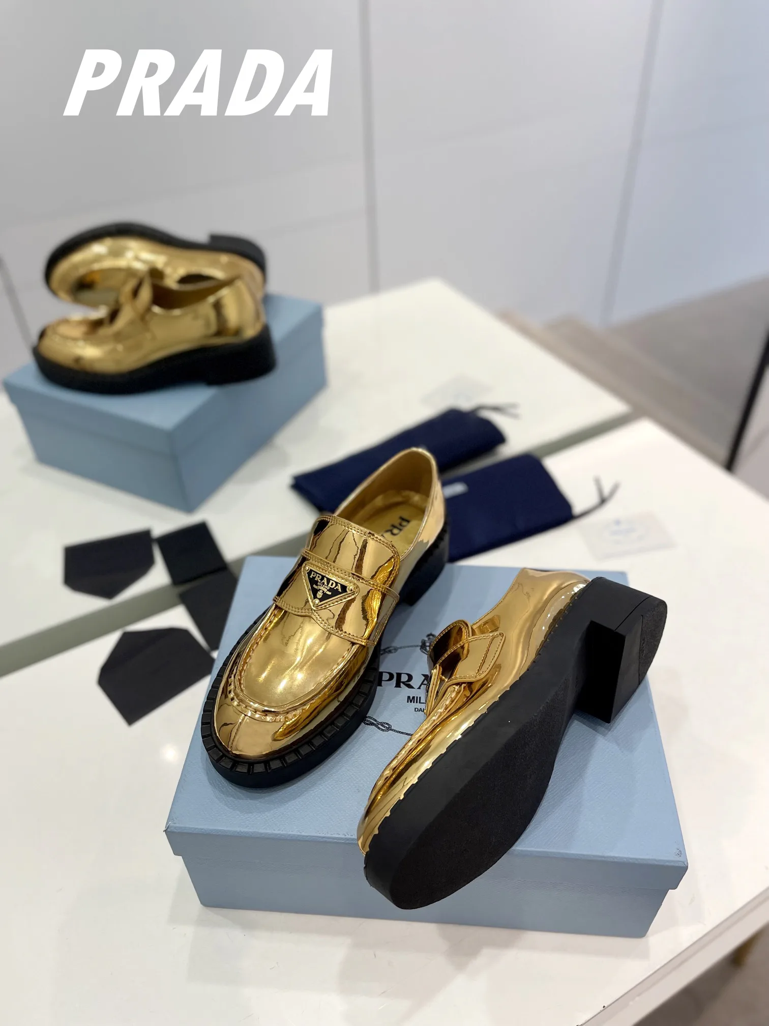 Лоферы Женские Prada 187804