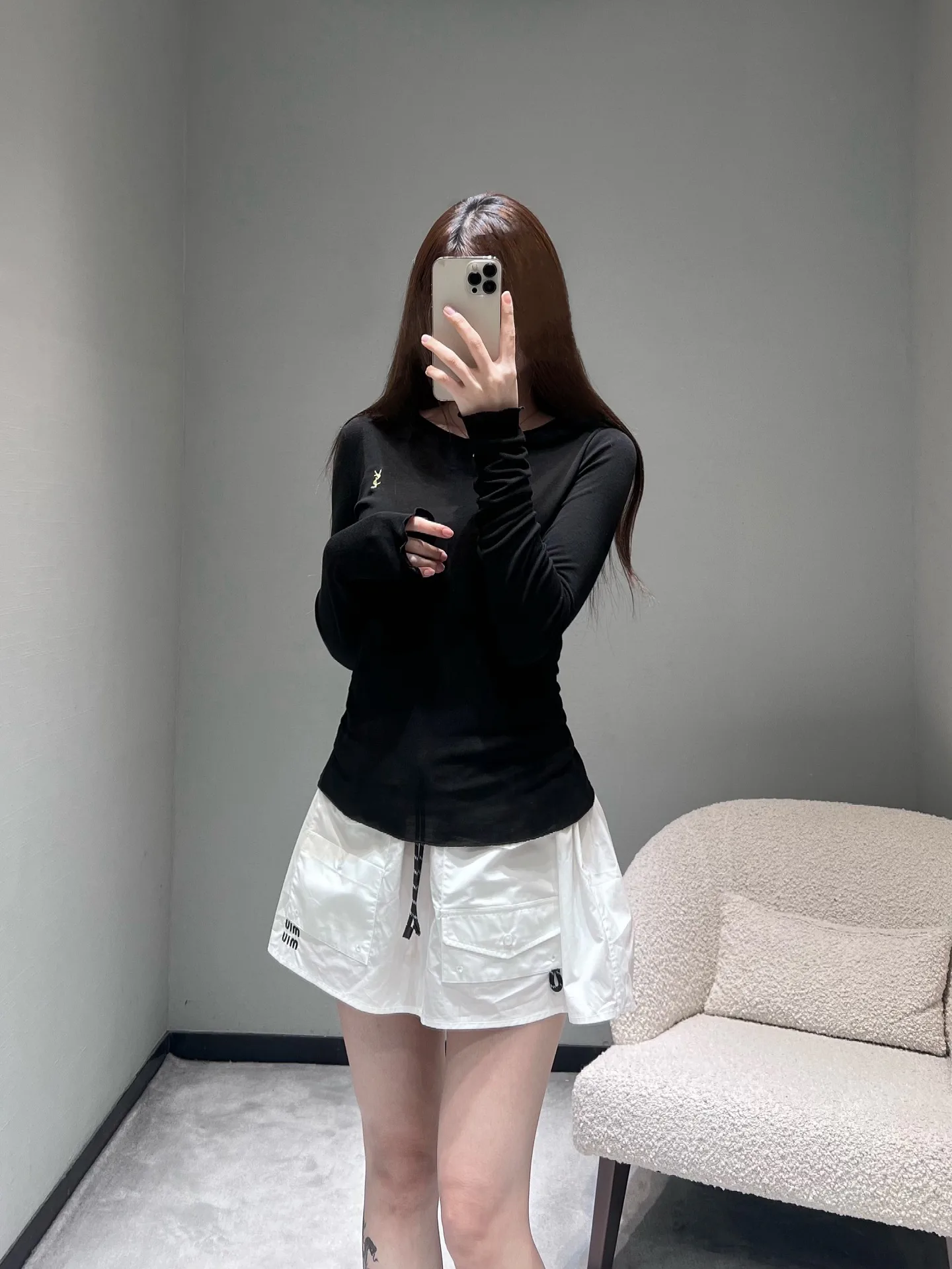 Лонгсливы Женские Saint Laurent 4906553