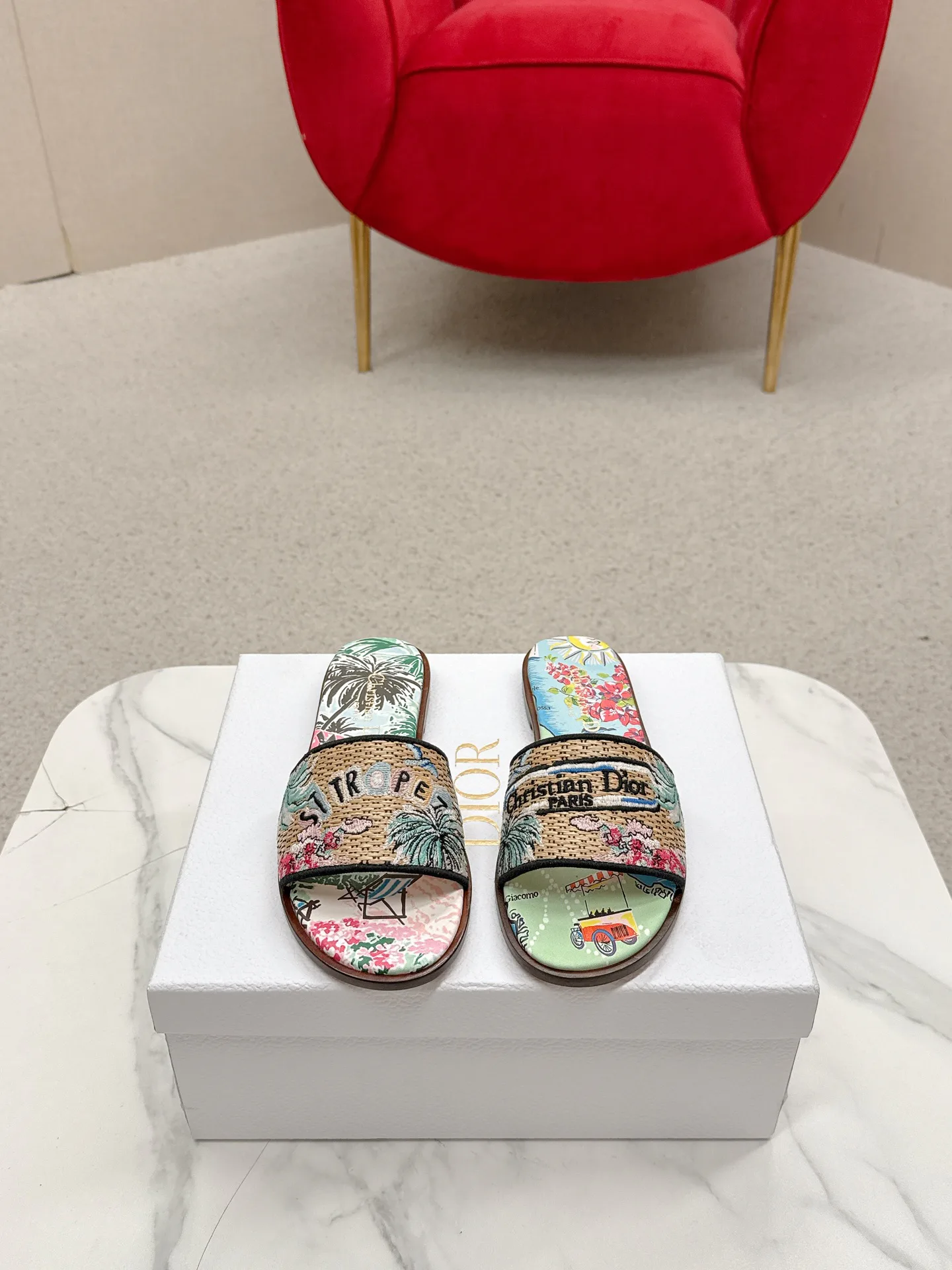 Шлепанцы Женские Christian Dior 491230