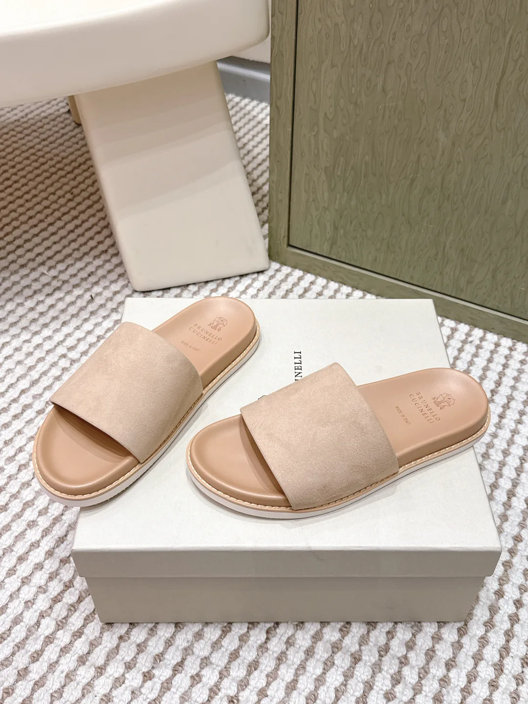 Шлепанцы Мужские Brunello Cucinelli 488278