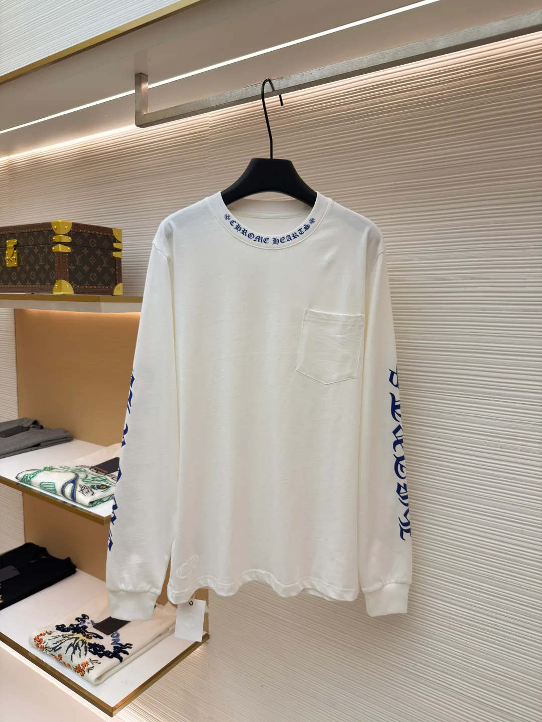 Лонгсливы Мужские Chrome Hearts 11399349