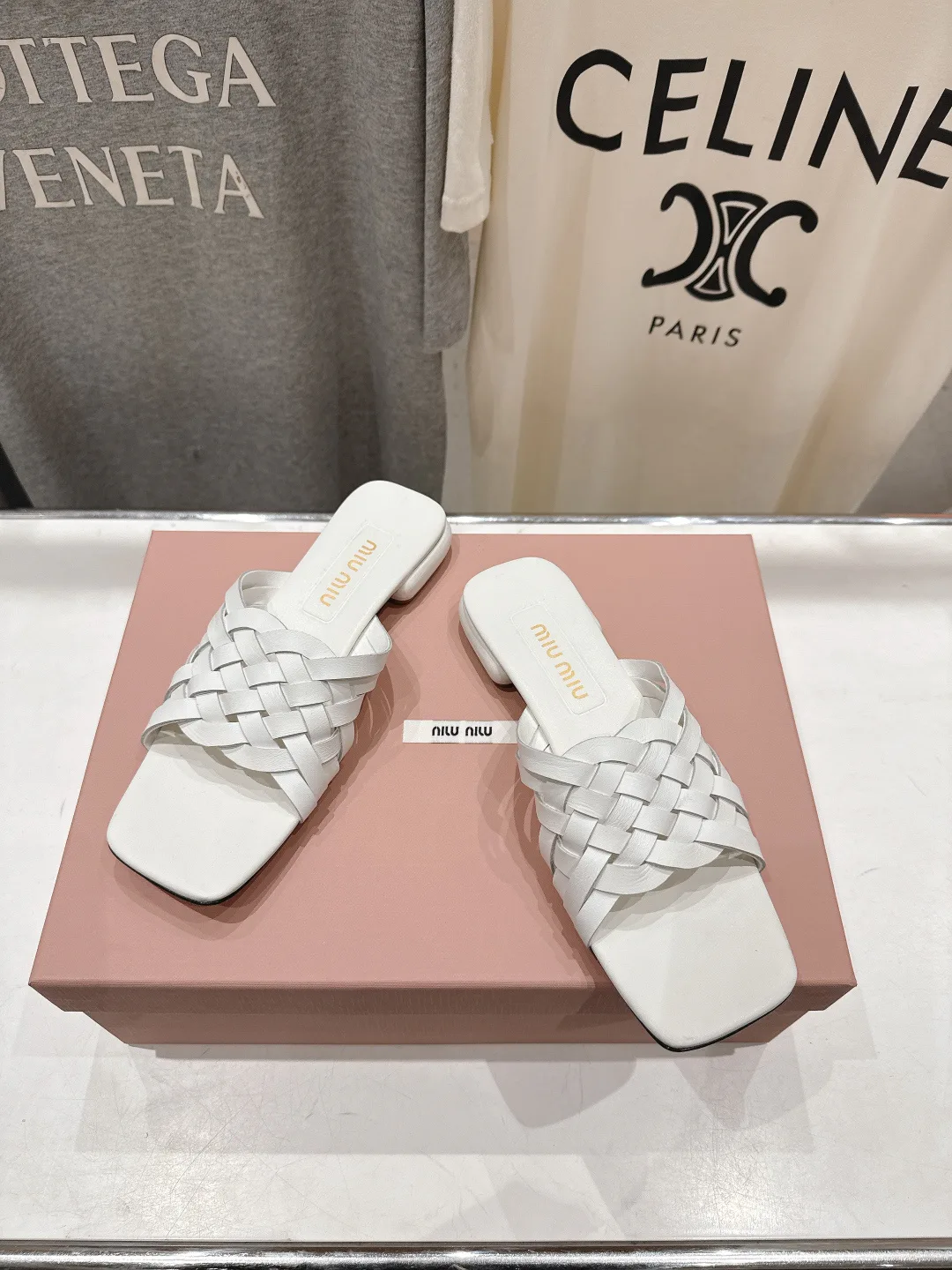 Шлепанцы Женские Miu Miu 3014902