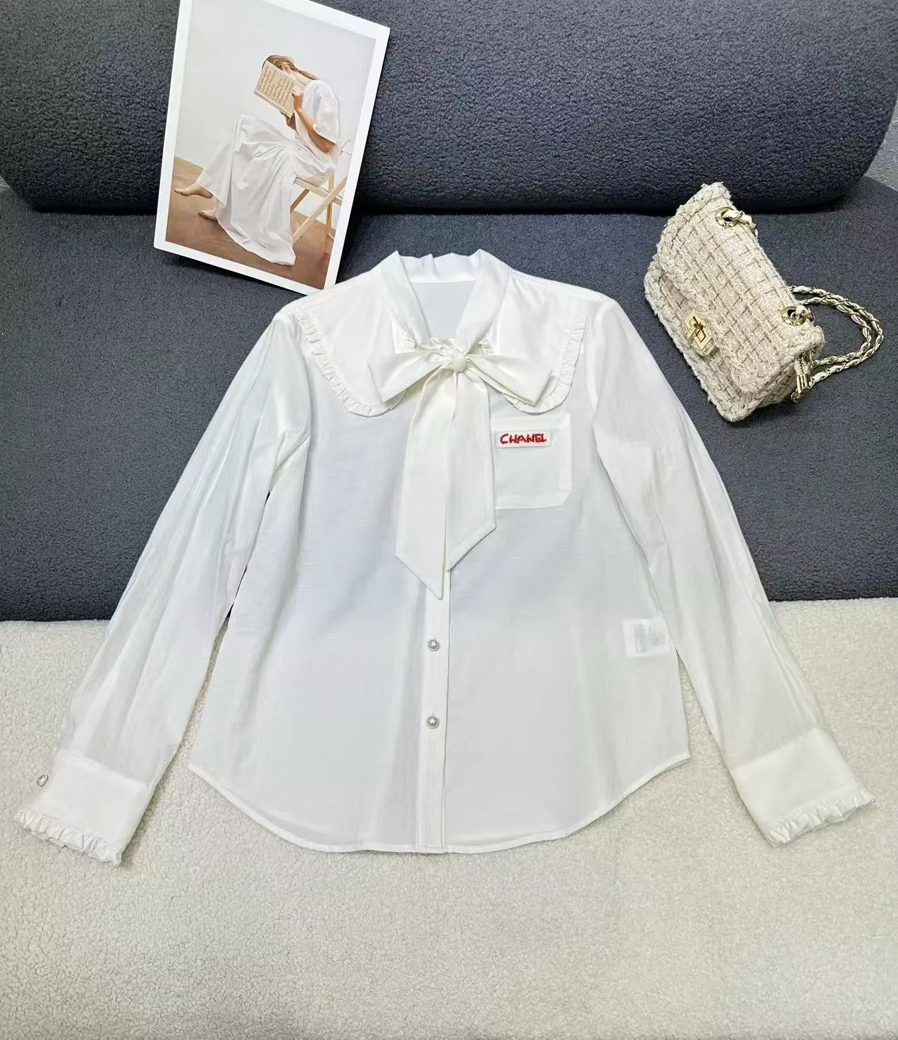 Рубашки Женские Chanel 18032592