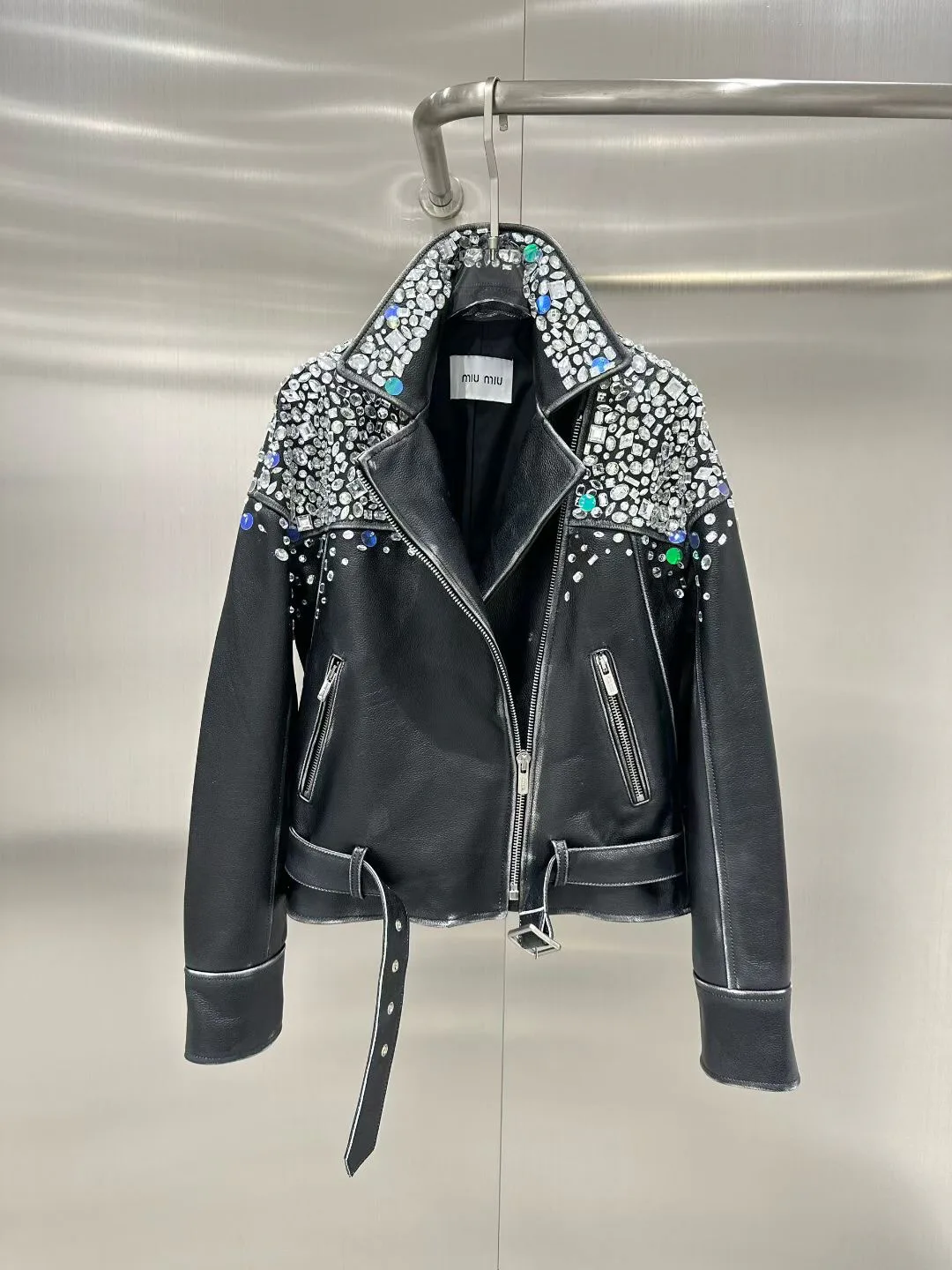 Кожаные Куртки И Дублёнки Женские Miu Miu 11428983