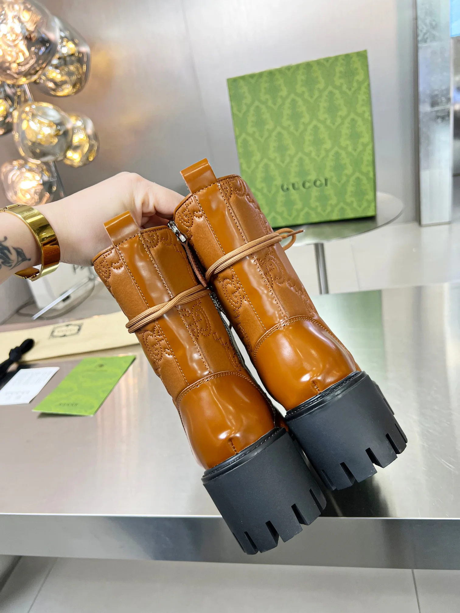 Ботинки Женские Gucci 5350900