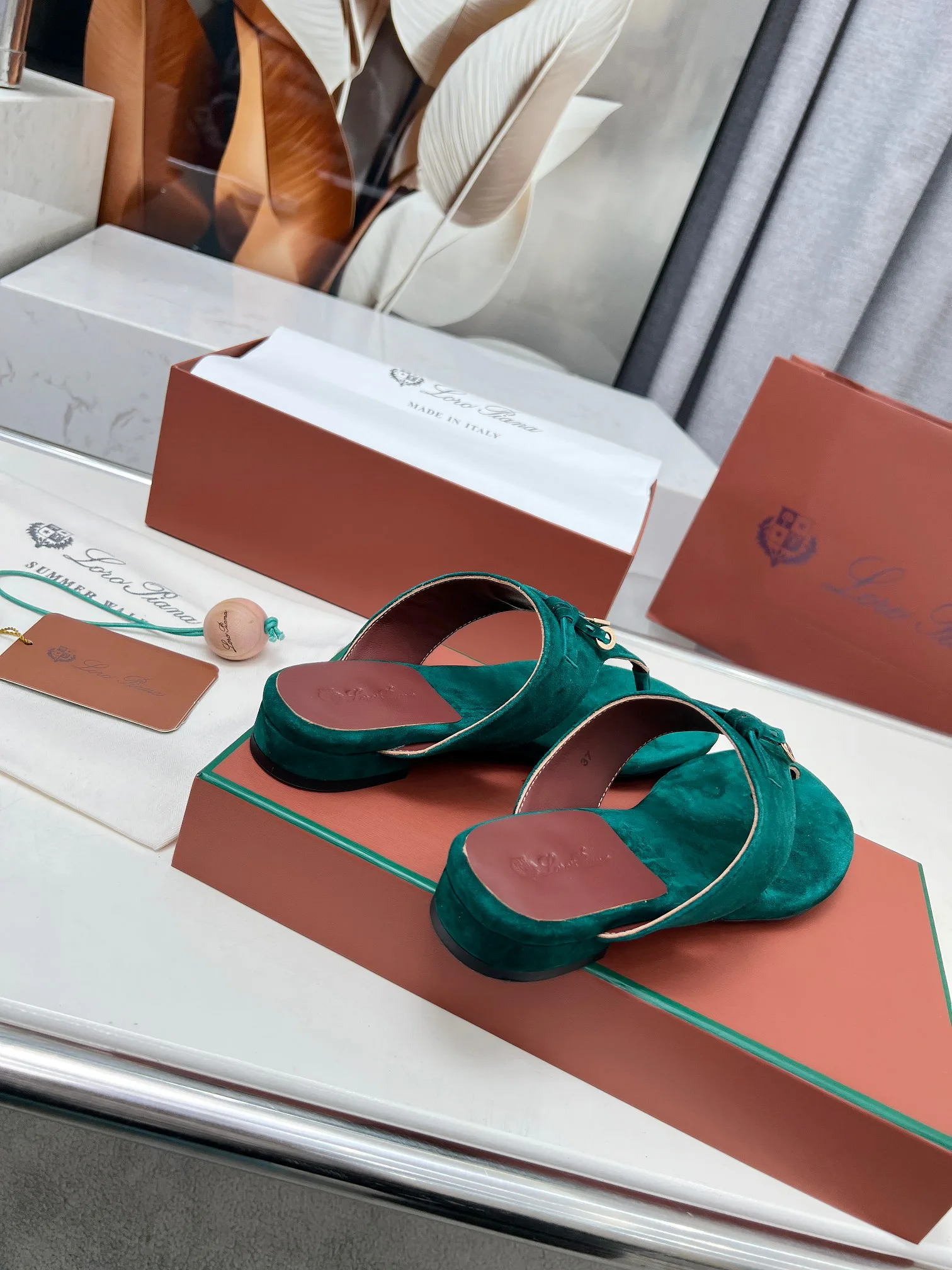 Шлепанцы Женские Loro Piana 35866