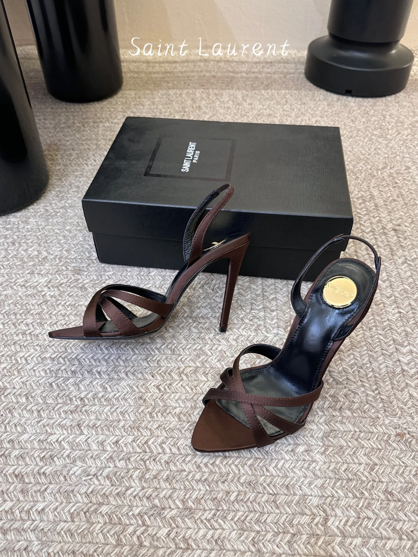 Босоножки Женские Saint Laurent 11238079