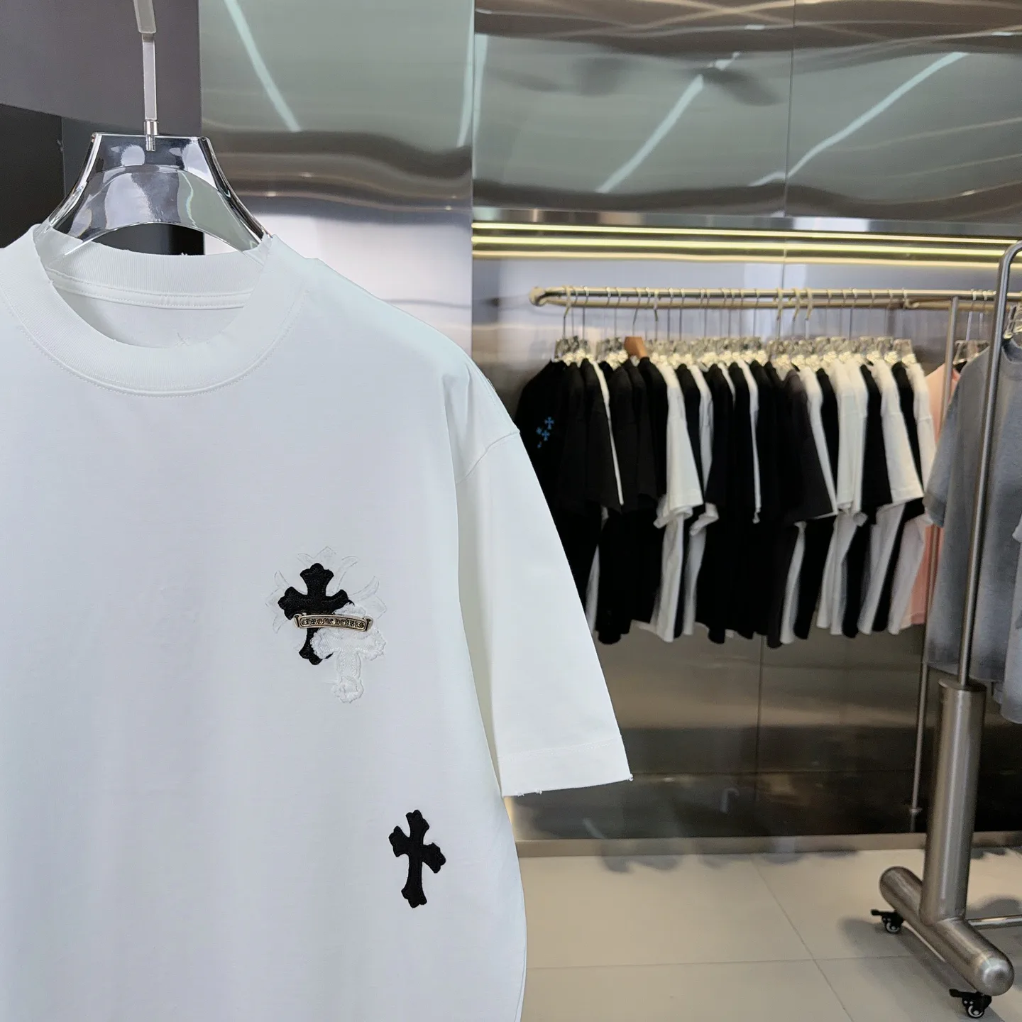 Футболки Мужские Chrome Hearts 5629540
