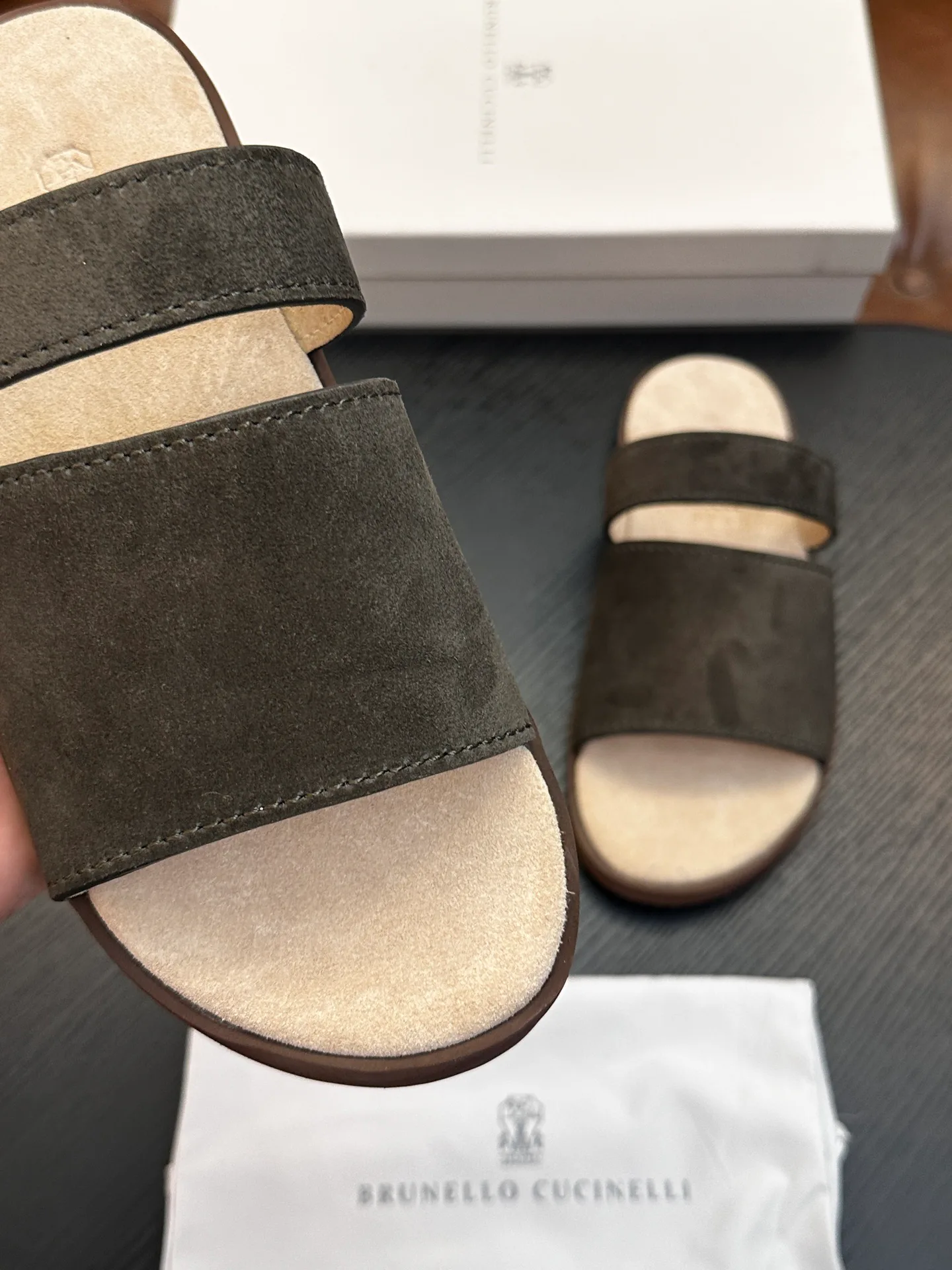 Шлепанцы Мужские Brunello Cucinelli 17390683
