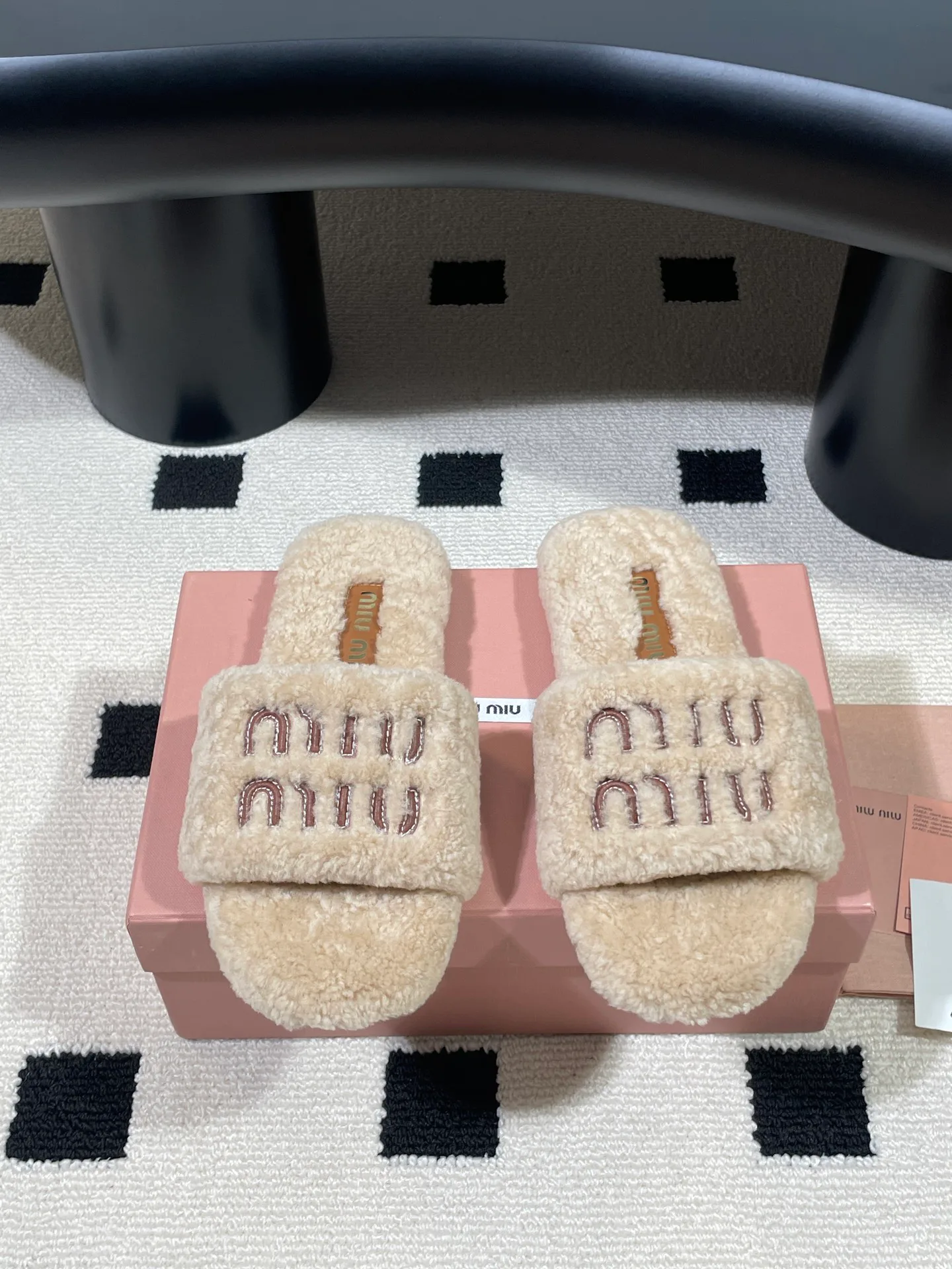 Тапочки Женские Miu Miu 177390