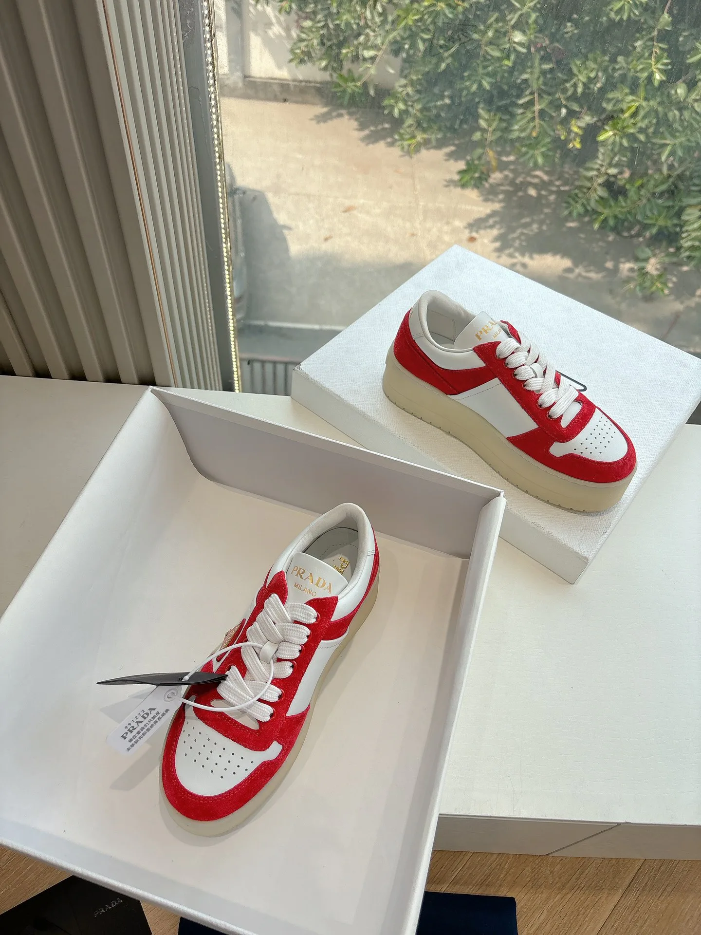 Кеды Женские Prada 9783