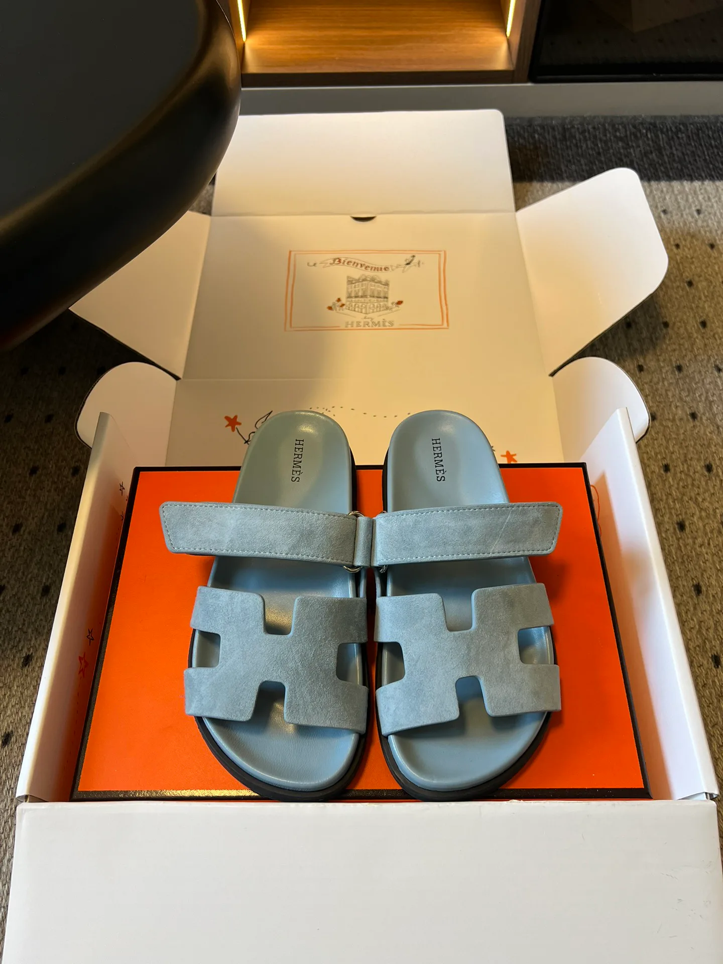 Шлепанцы Женские Hermes 12777606