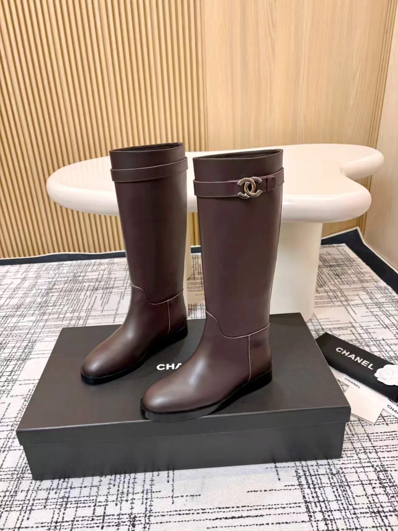 Сапоги Женские Chanel 18415478